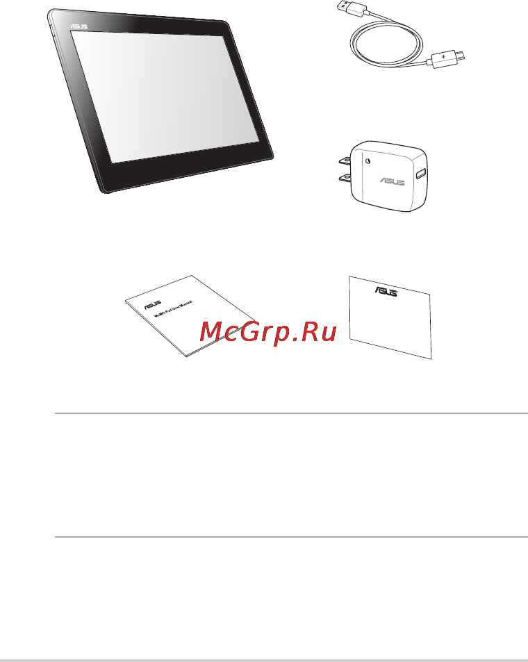 Asus MeMo Pad Smart ME301T 16Gb White (1A031A) [3/22] Комплект поставки