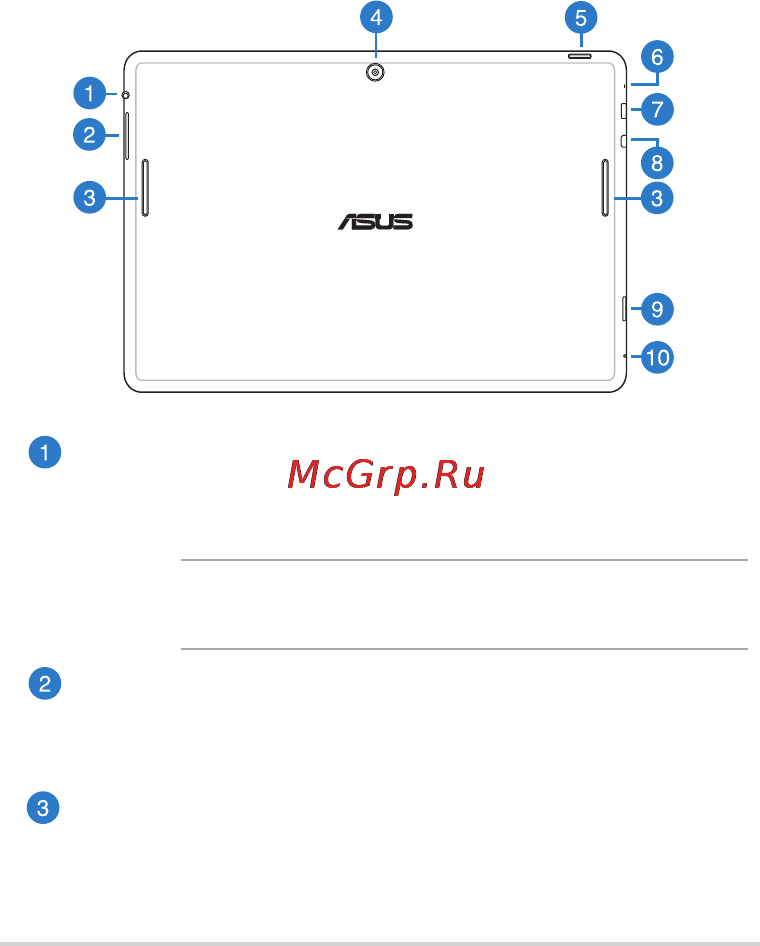 Asus MeMo Pad Smart ME301T 16Gb White (1A031A) [5/22] Вид сзади