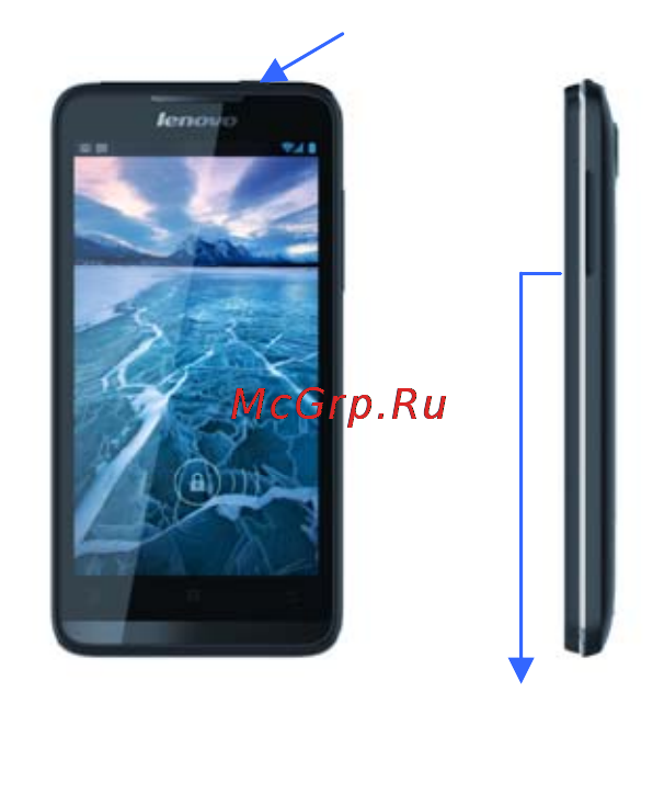 Lenovo P770 Blue [5/27] Расположение разъемов и кнопок