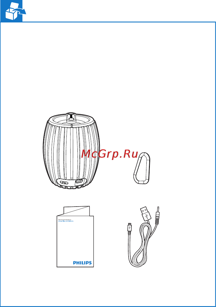 Philips Sound Shooter SBT30/00 Инструкция по эксплуатации онлайн [2/14] 79921