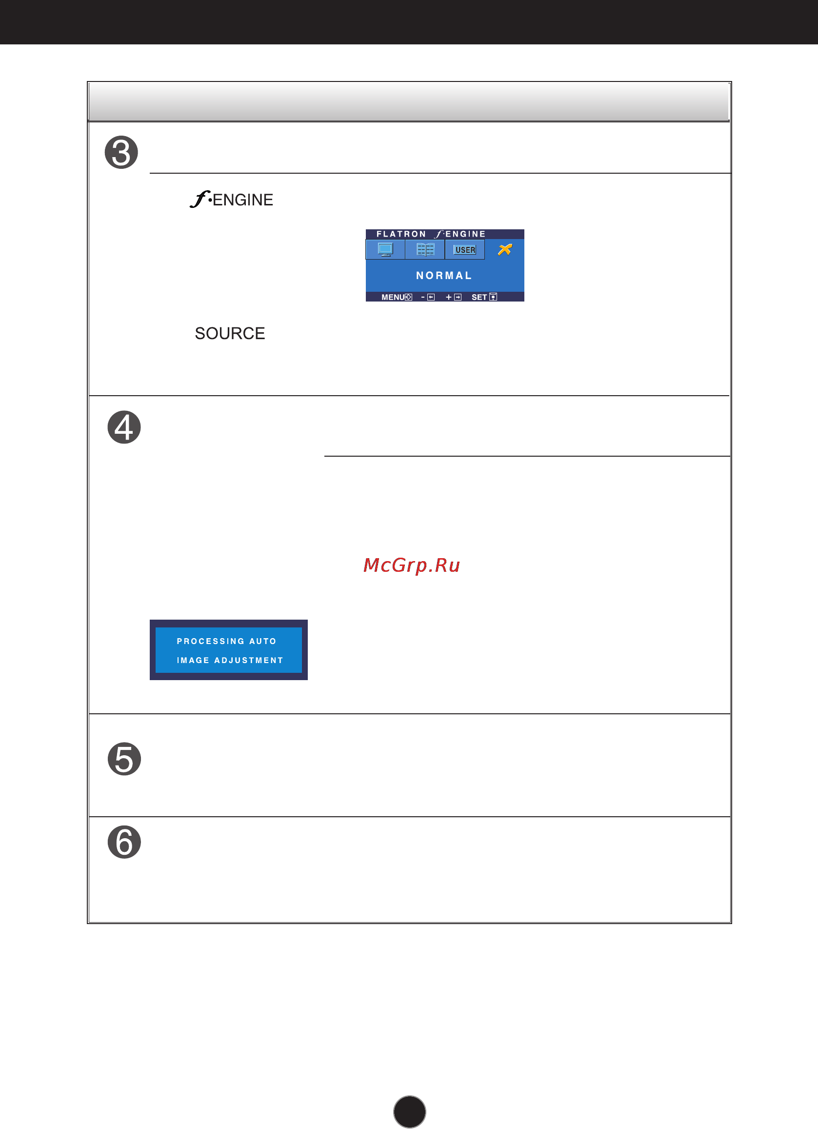 LG L226WT-SF [12/26] Control panel functions
