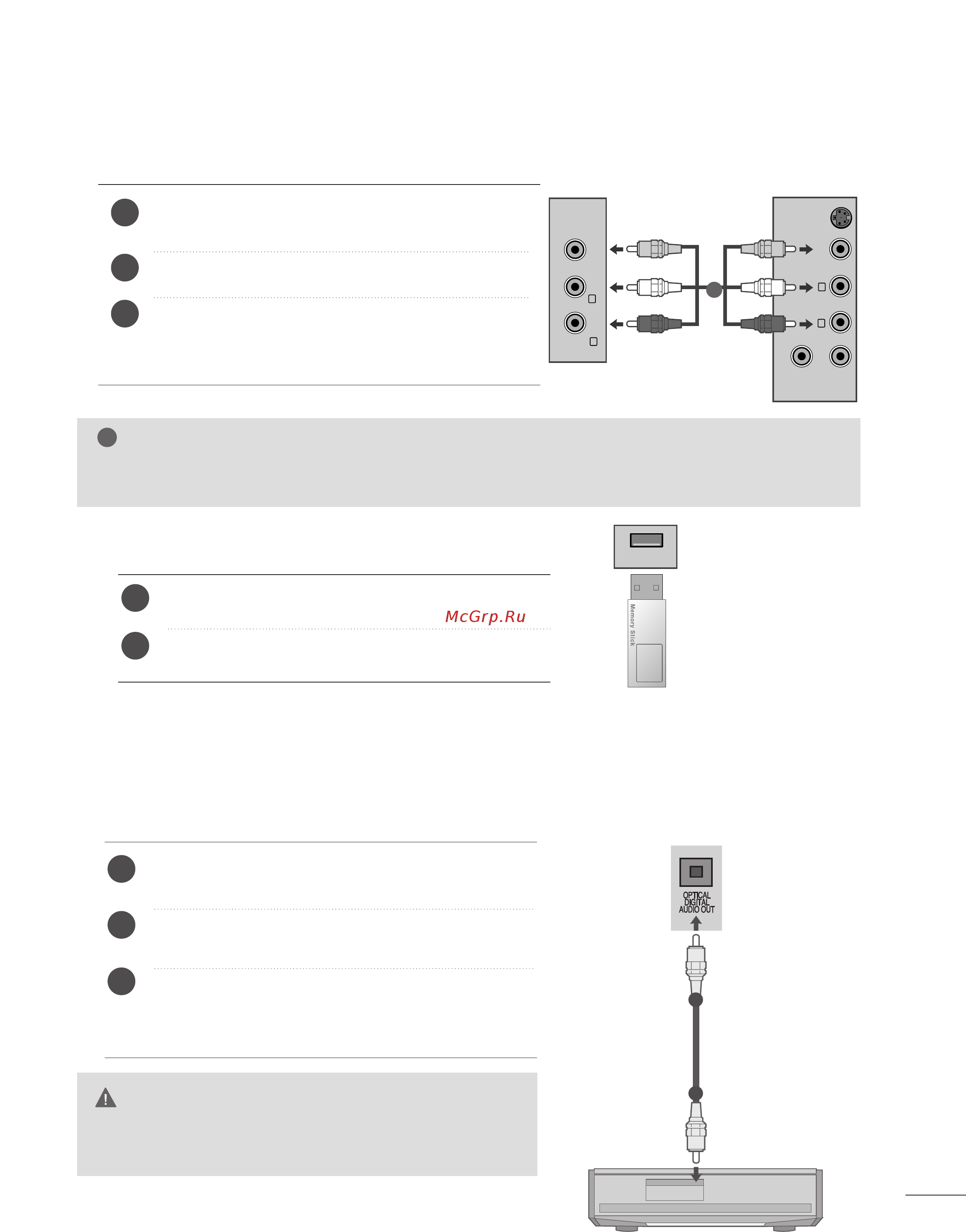 LG M2262D-WC [21/124] Подключение с помощью кабеля rca