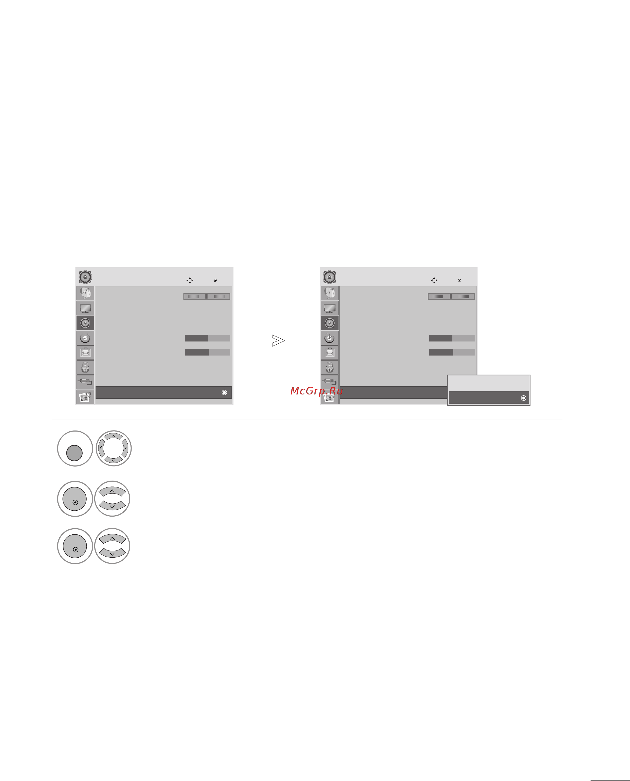 LG M2262D-WC [73/124] Управление звуком и выбор языка