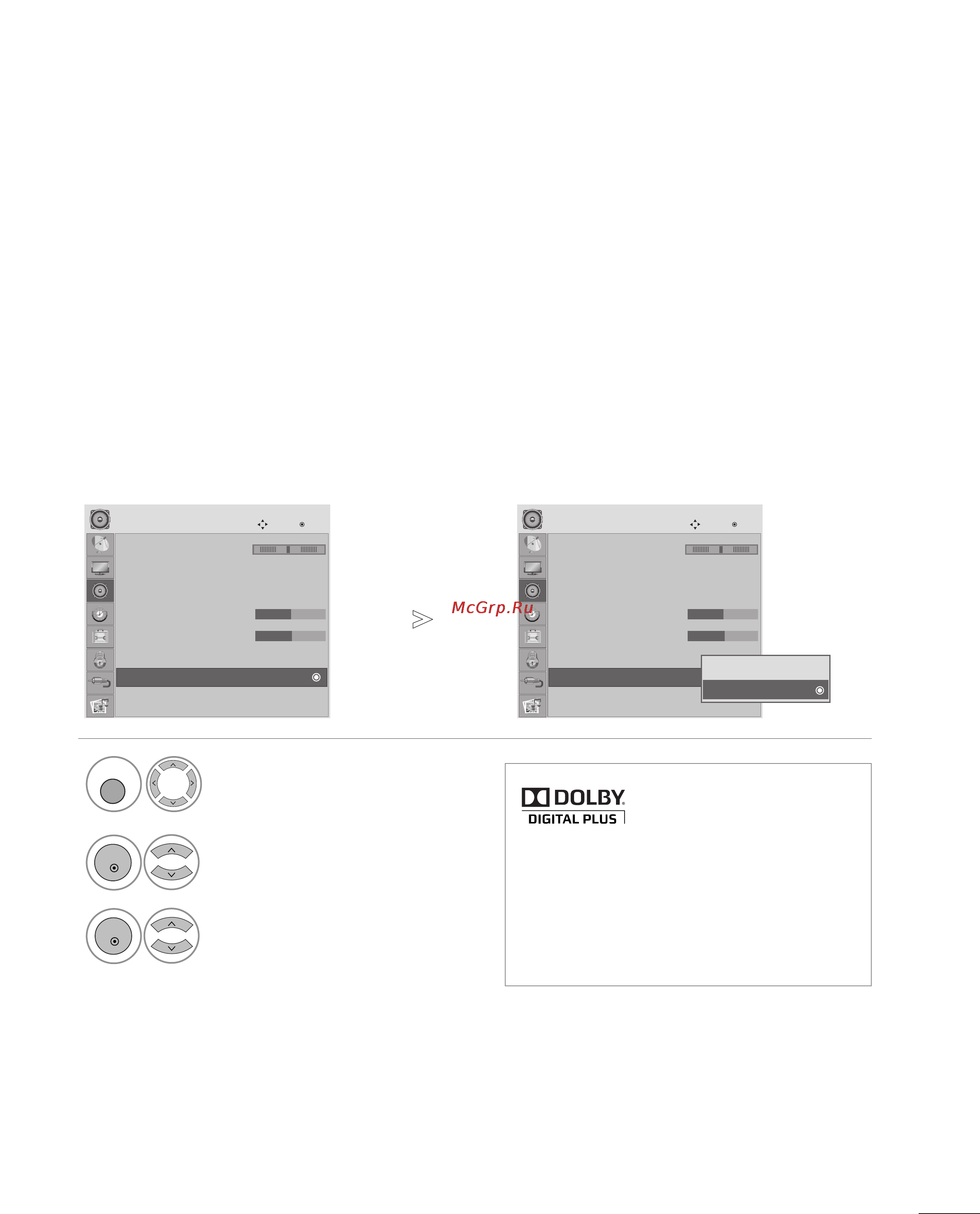 LG M237WDP-PC [67/116] Выбор выхода цифрового аудиосигнала