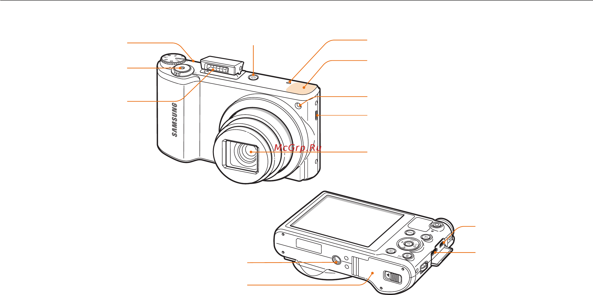 Samsung WB800F Black [22/168] Внешний вид камеры