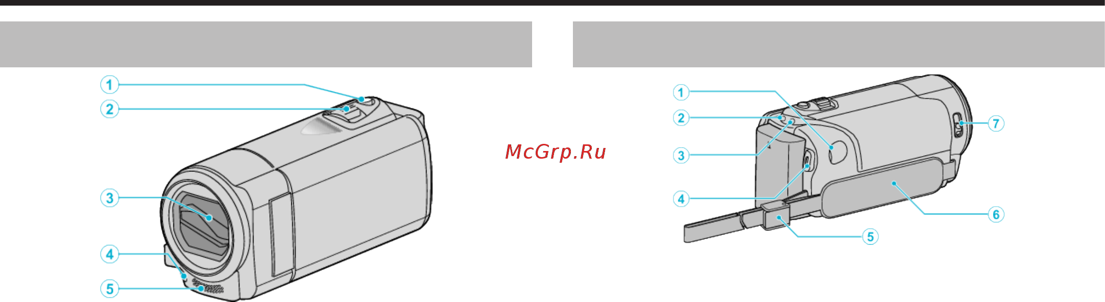 JVC gz-ex315 wi-fi [230/248] Названия составляющих