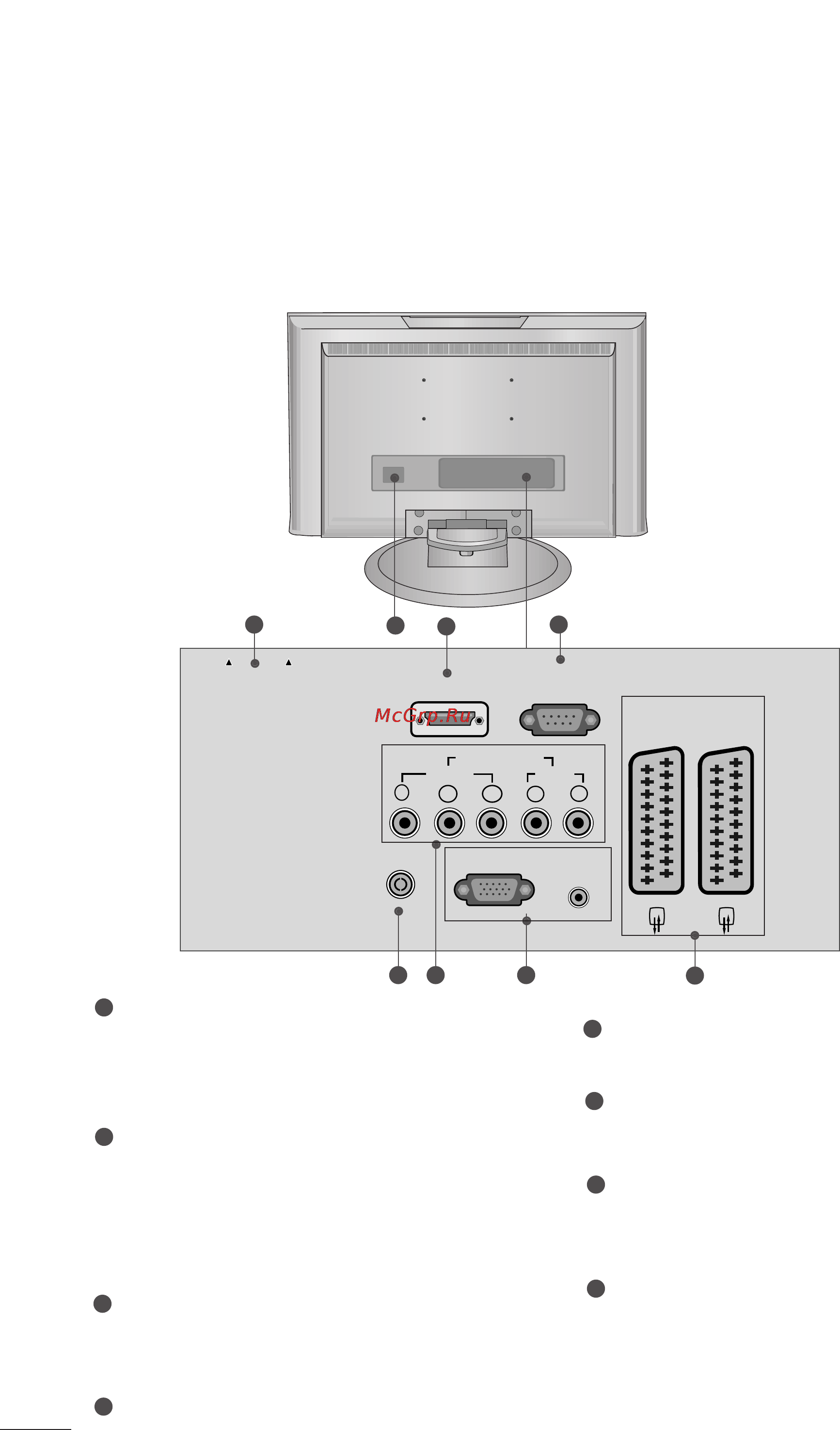 LG M228WD-BZ [6/96] Информация о задней панели