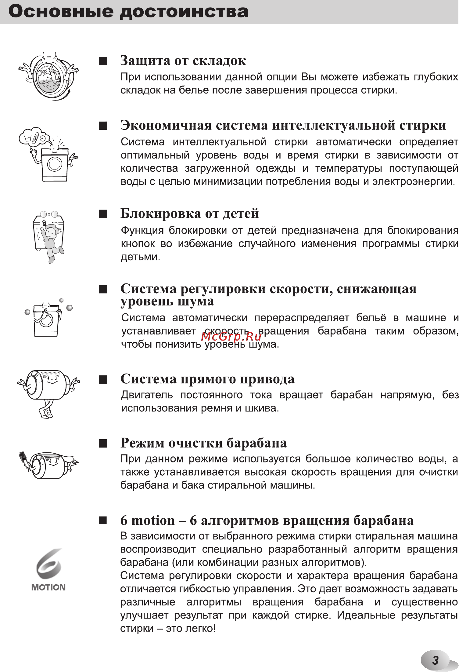 LG M12B8QD1 [3/40] Режим очистки барабана
