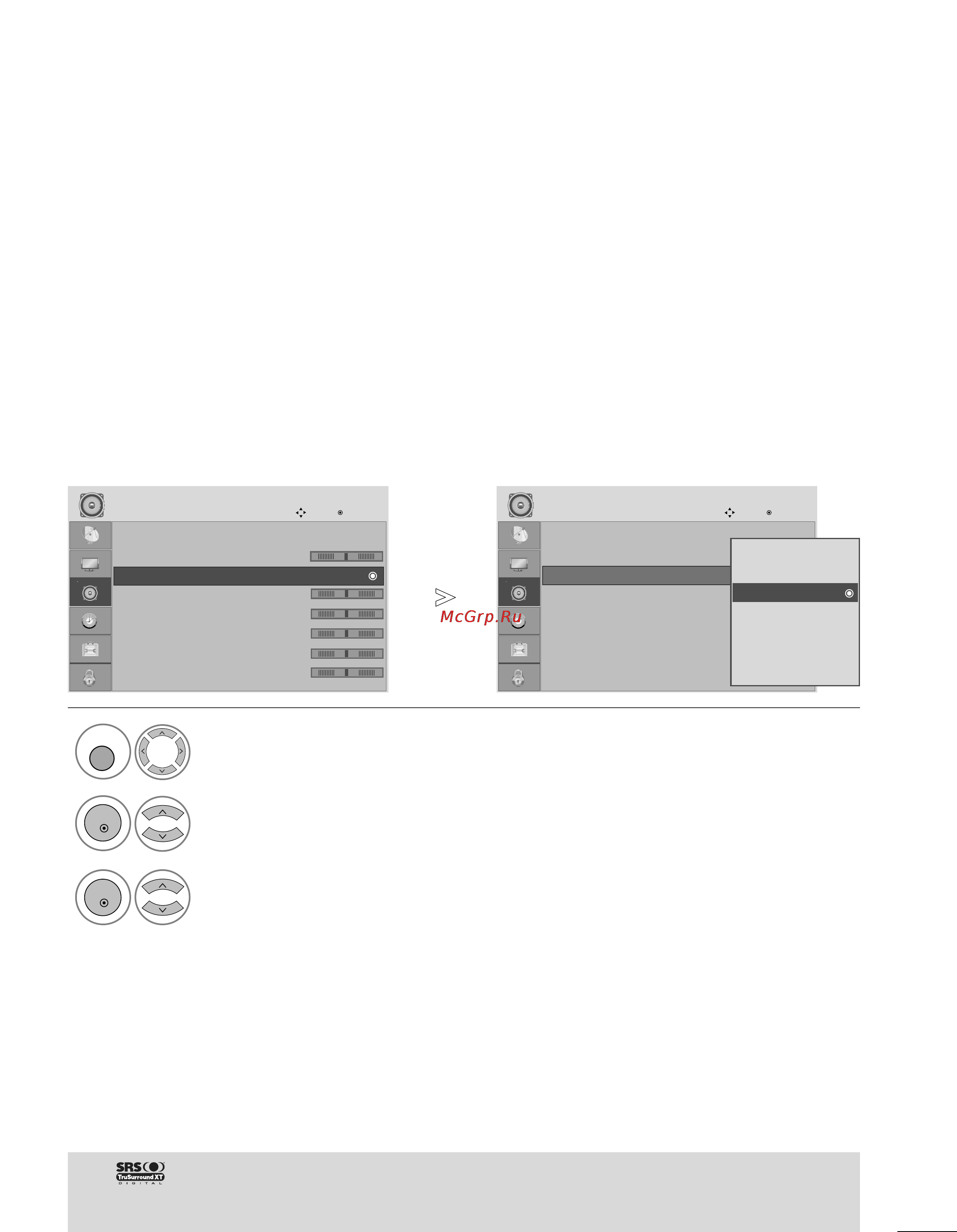 LG M2394D-PZ [56/99] Стандартные параметры звука звуковой режим