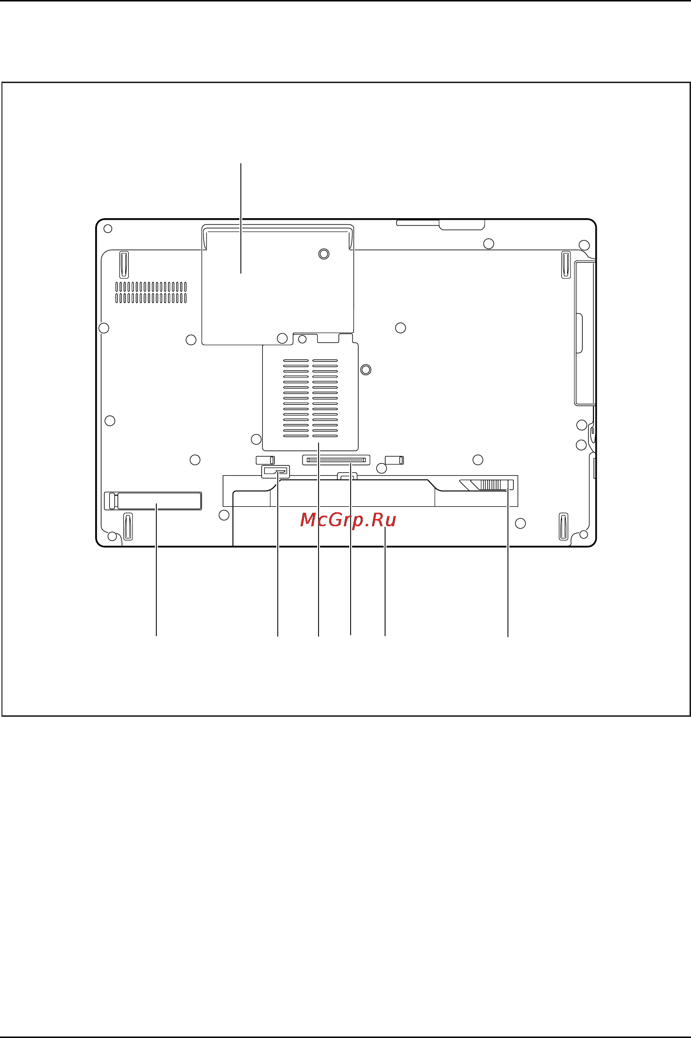 Fujitsu S782 S7820MF061RU [16/108] Нижняя сторона