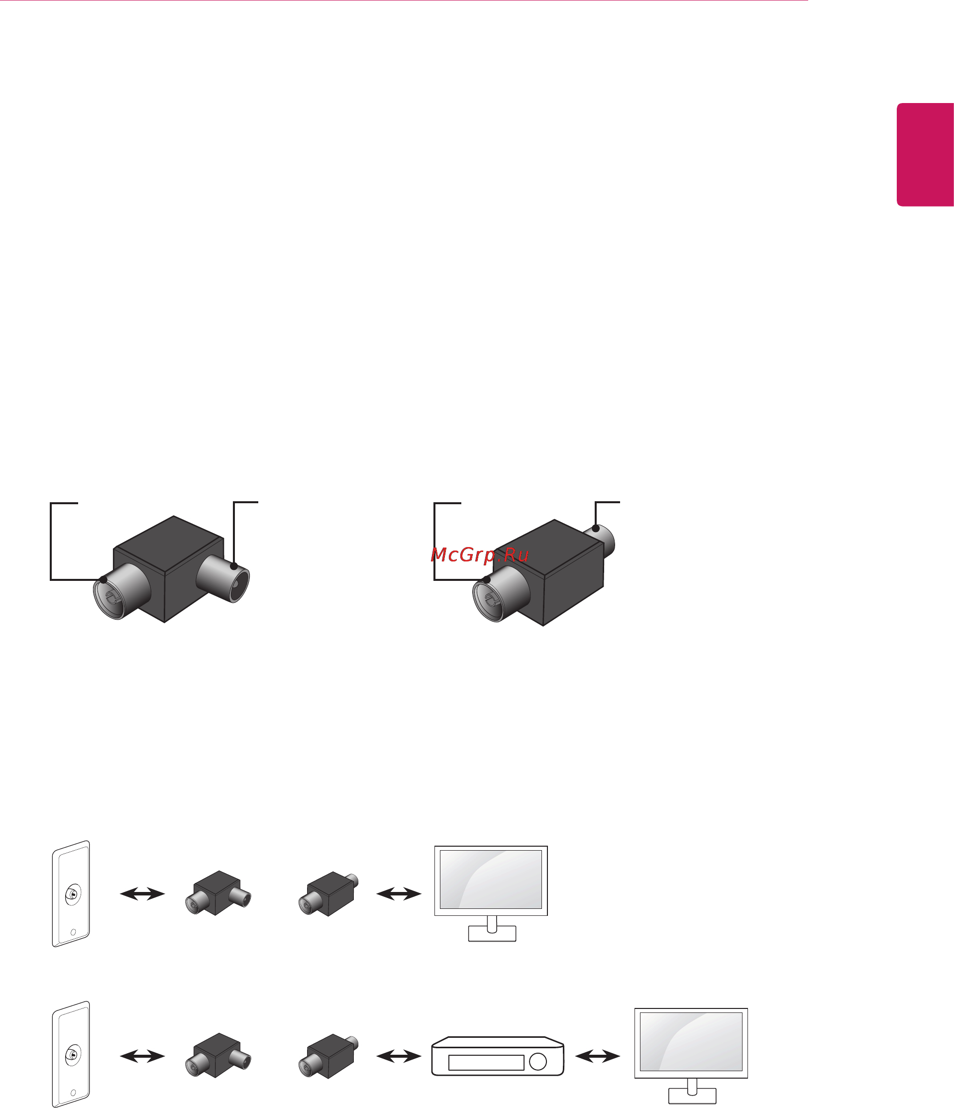 LG M2732D-PZ [43/44] Руководство по установке антенного изолятора