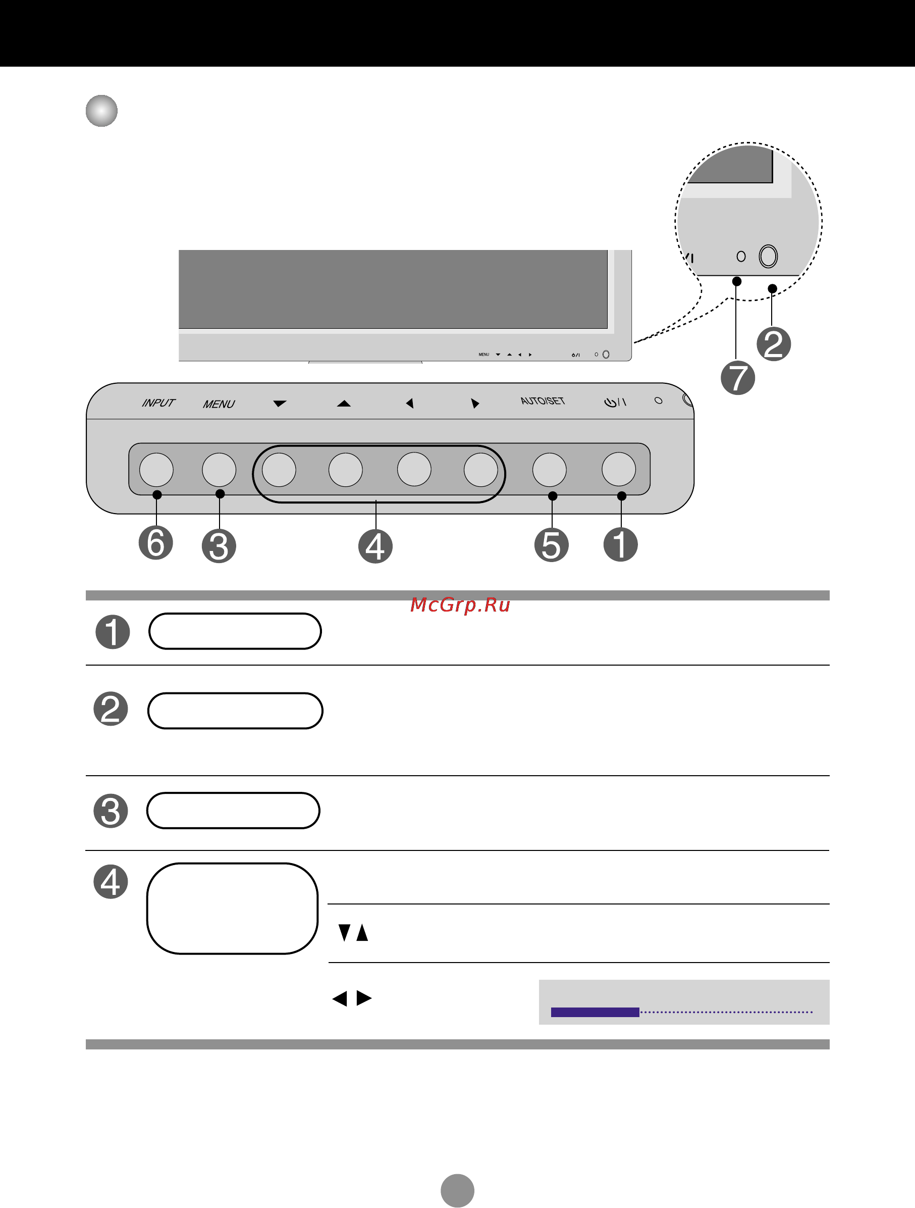 LG M3202C-BA [18/67] Пользовательские меню