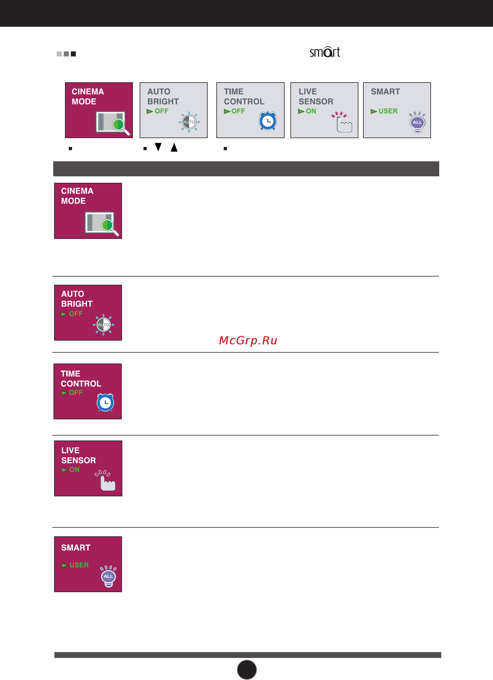 LG W2086T-PF [16/28] On screen display osd selection and adjustment