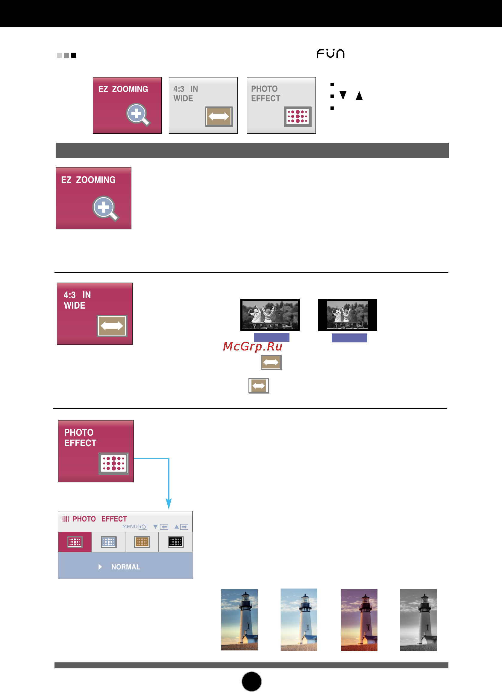 LG W2086T-PF [17/28] On screen display osd selection and adjustment