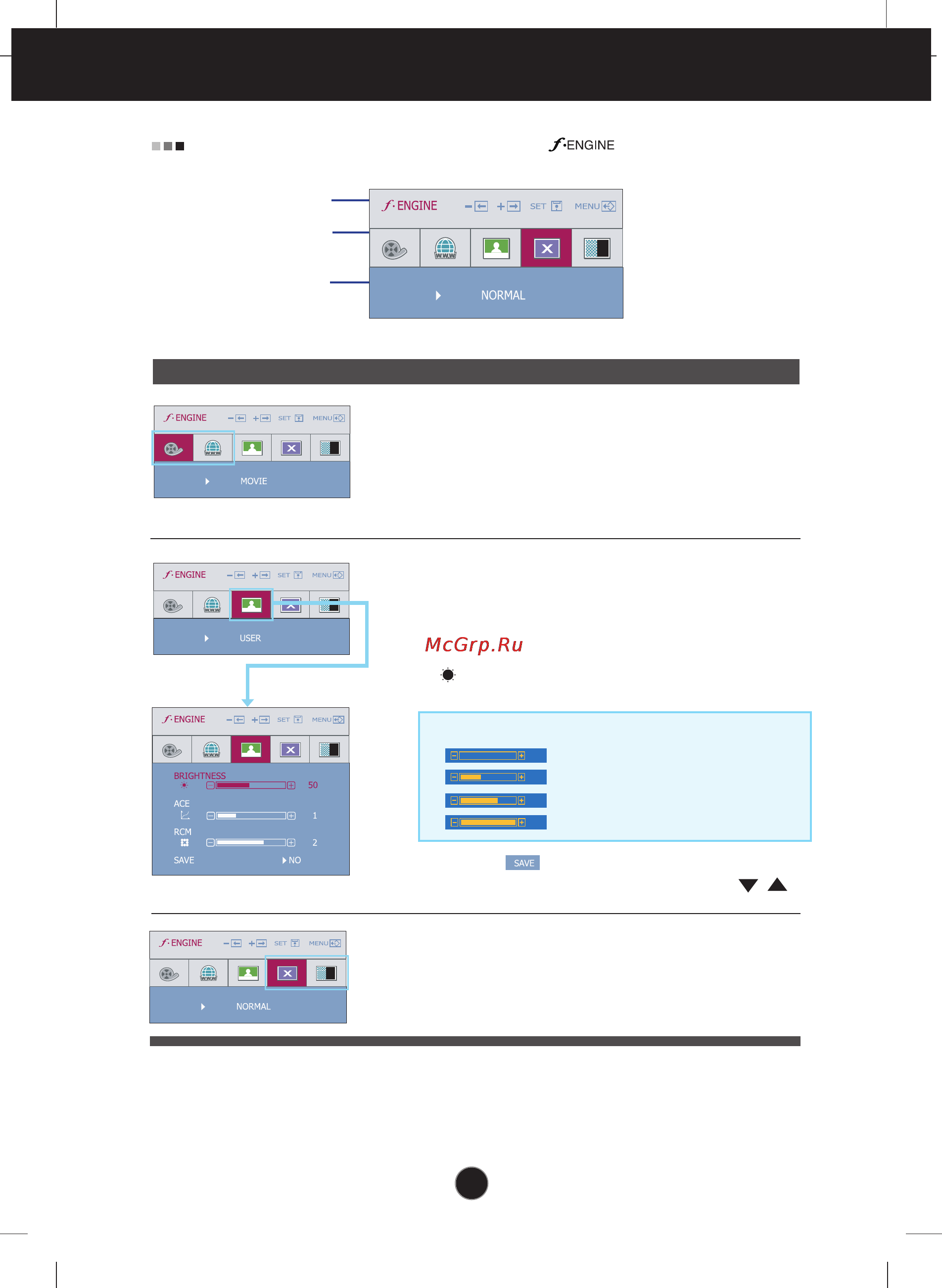 LG W2242S-PFU [16/25] On screen display osd selection and adjustment