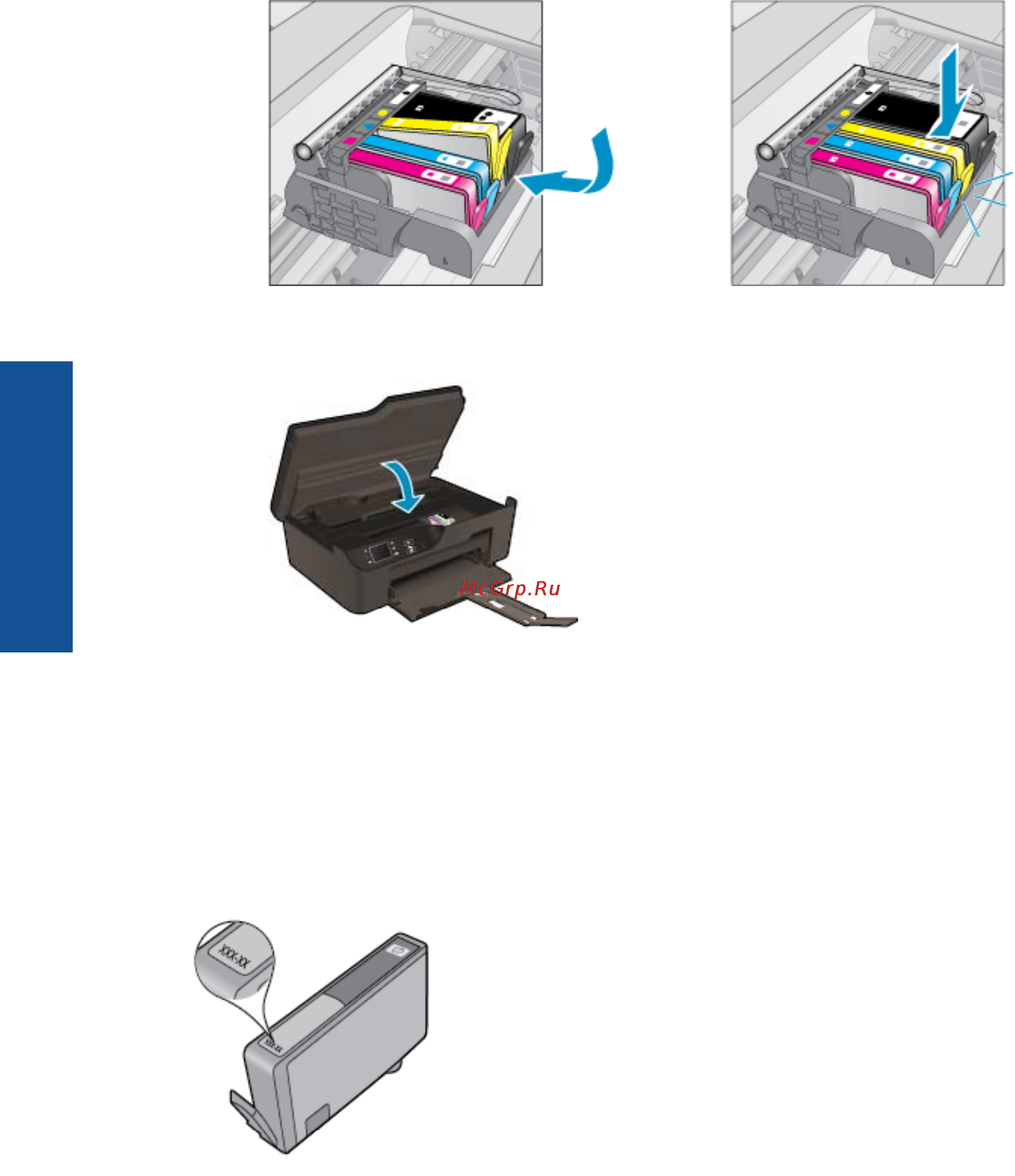 HP Deskjet Ink Advantage 3525 e-AiO [34/66] Информация о гарантии на картридж