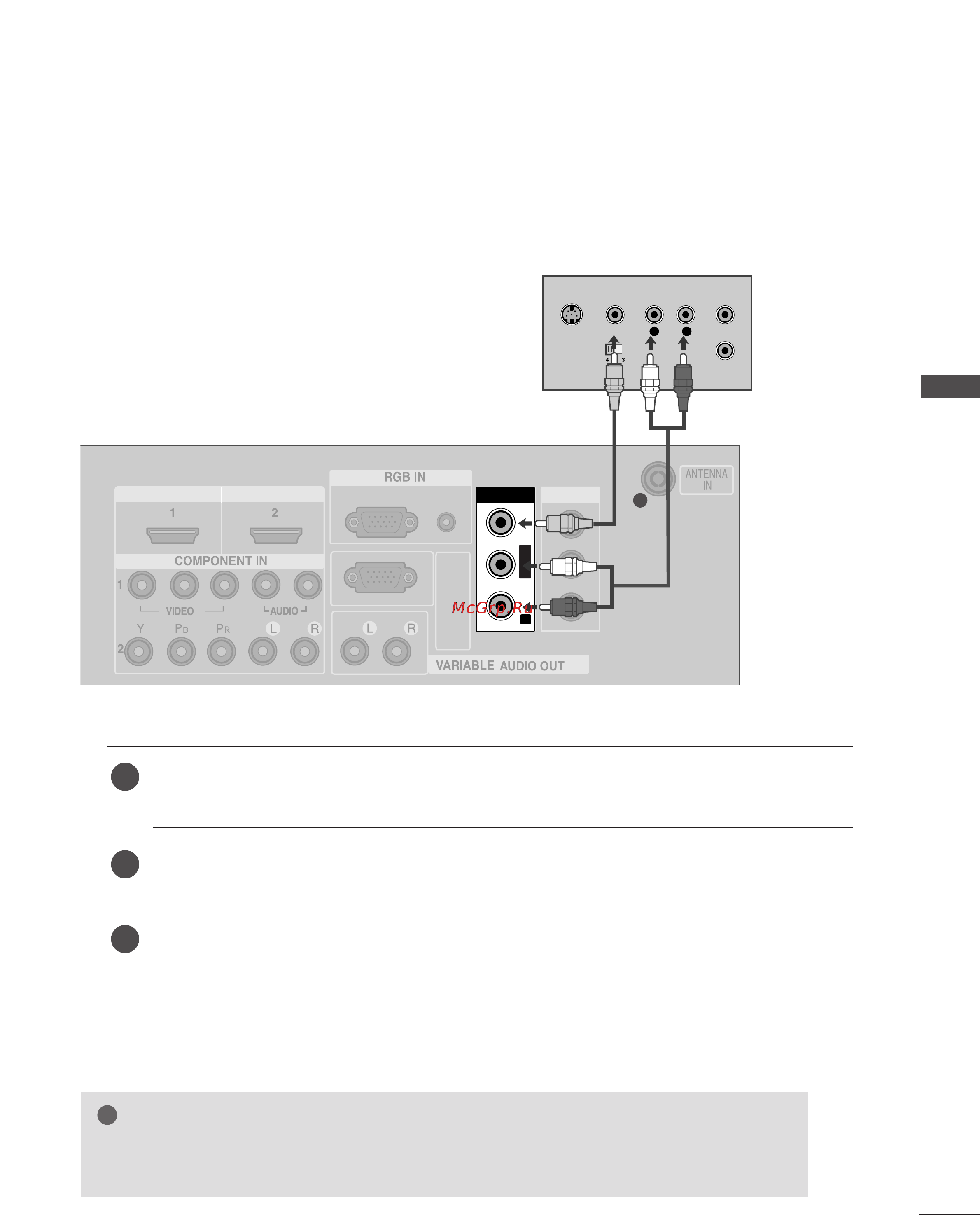 LG 52LB9RF [25/104] When connecting with a rca cable
