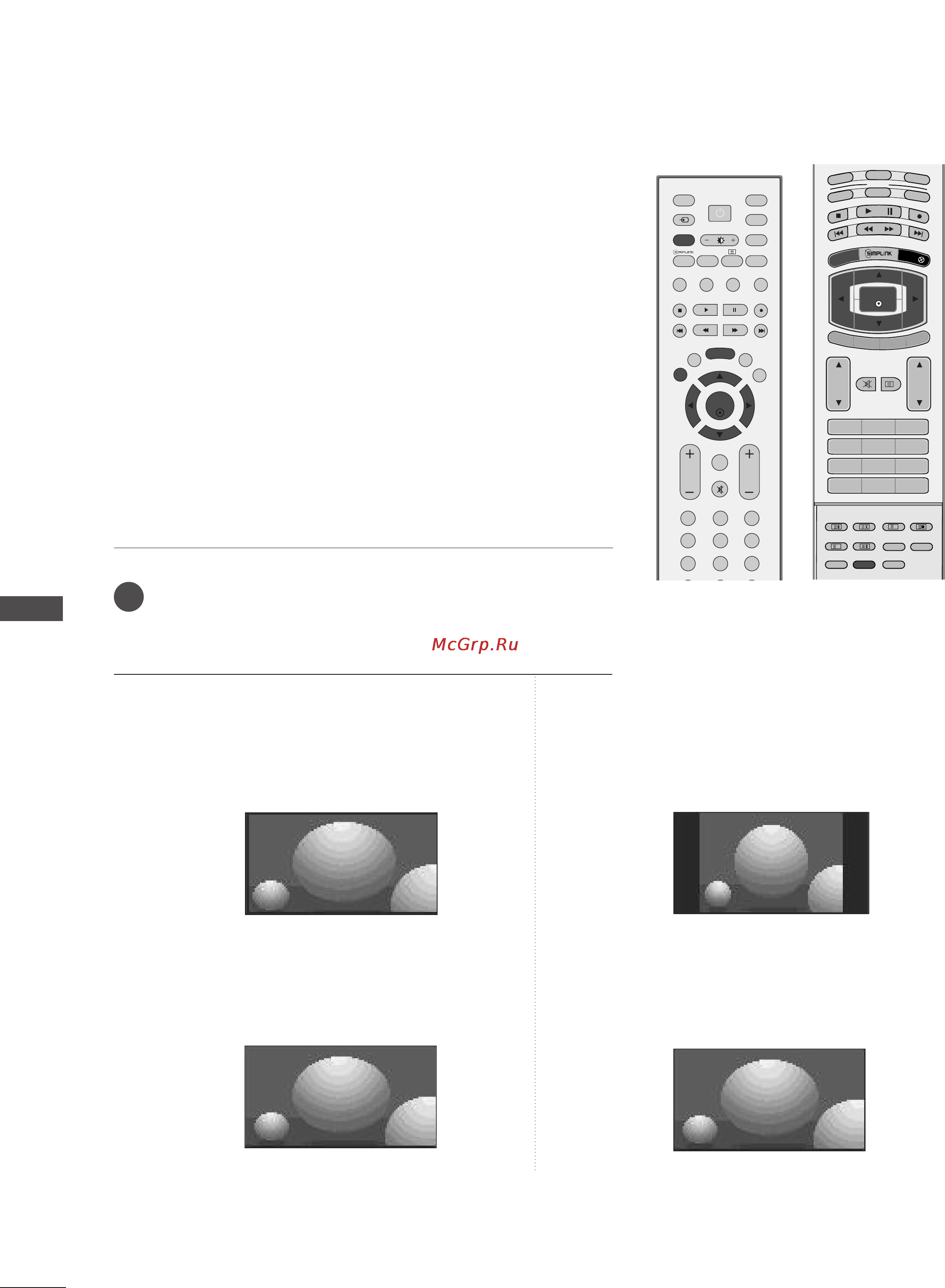 LG 52LB9RF [56/104] Picture size aspectratio control
