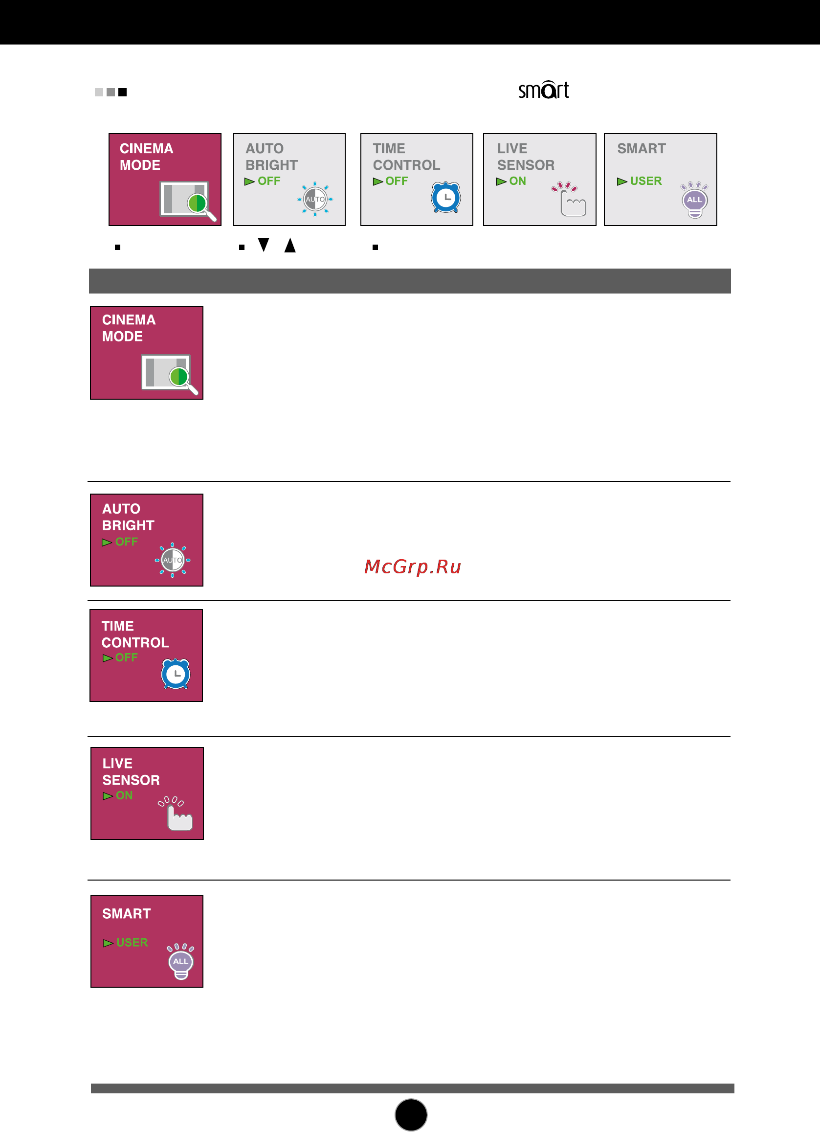 LG W2286L [17/33] On screen display osd selection and adjustment