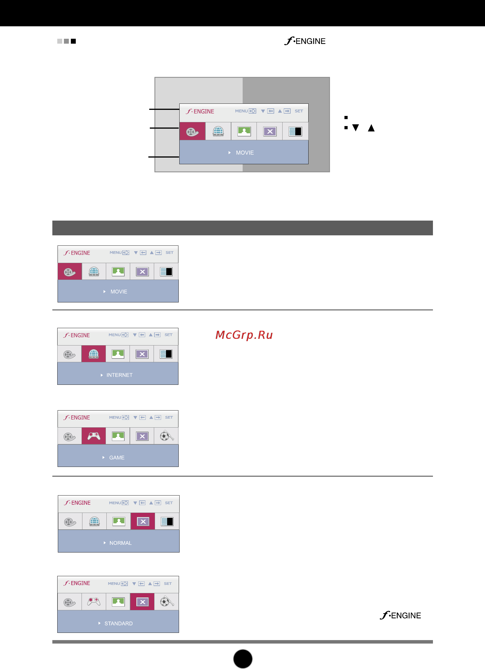 LG W2286L [20/33] On screen display osd selection and adjustment