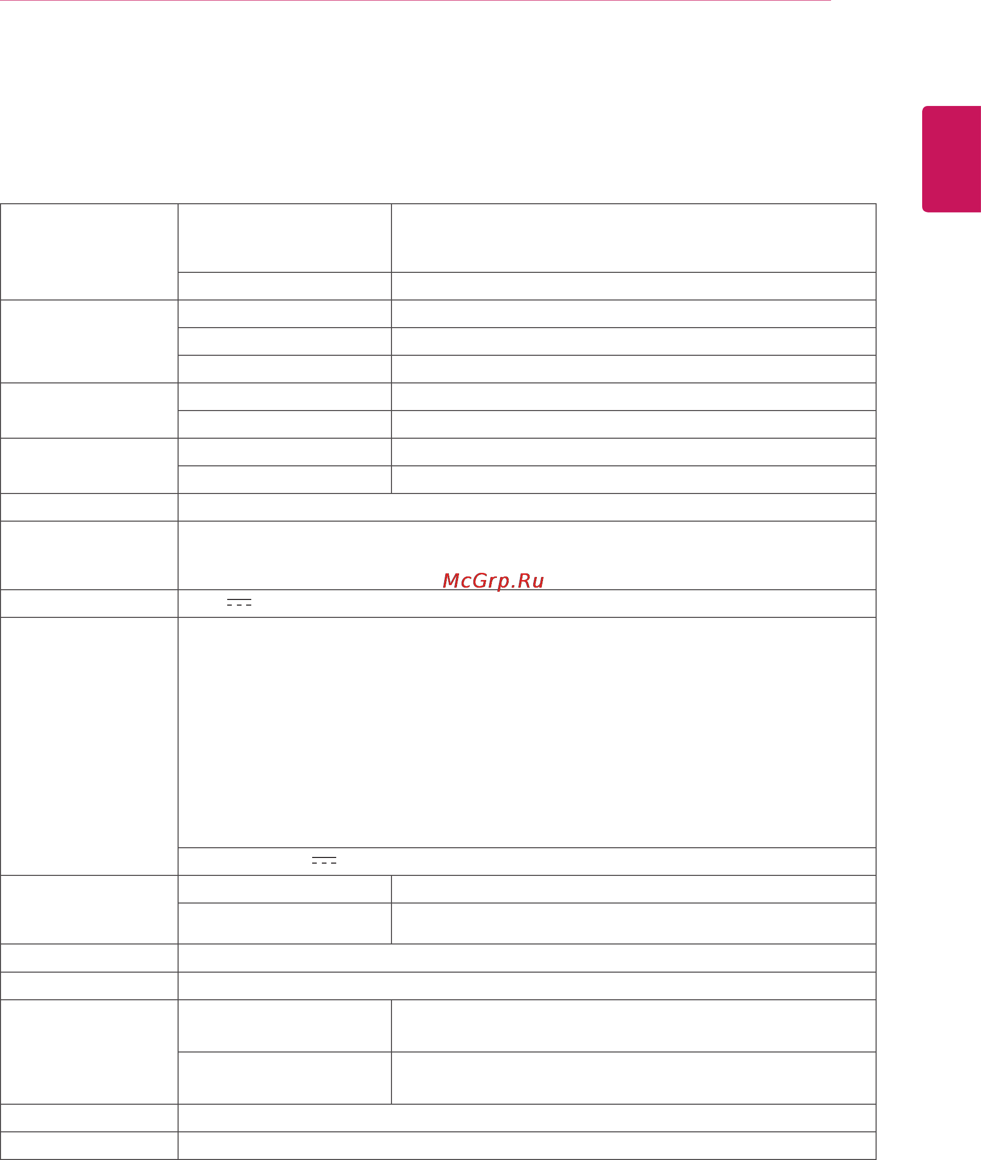 LG E2242S-BN [21/31] Specifications