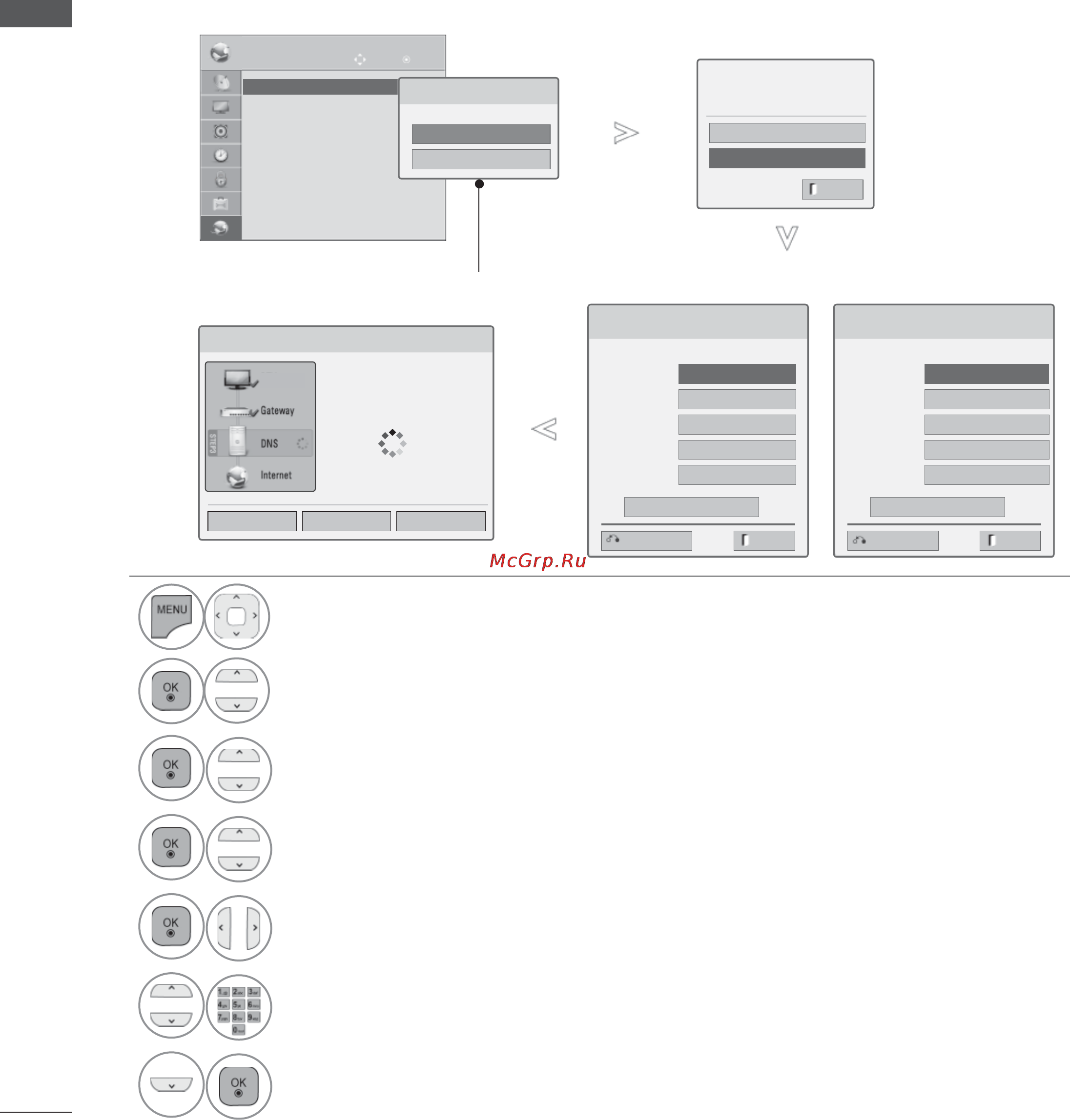 LG 55LX9500 [32/196] Тип сети