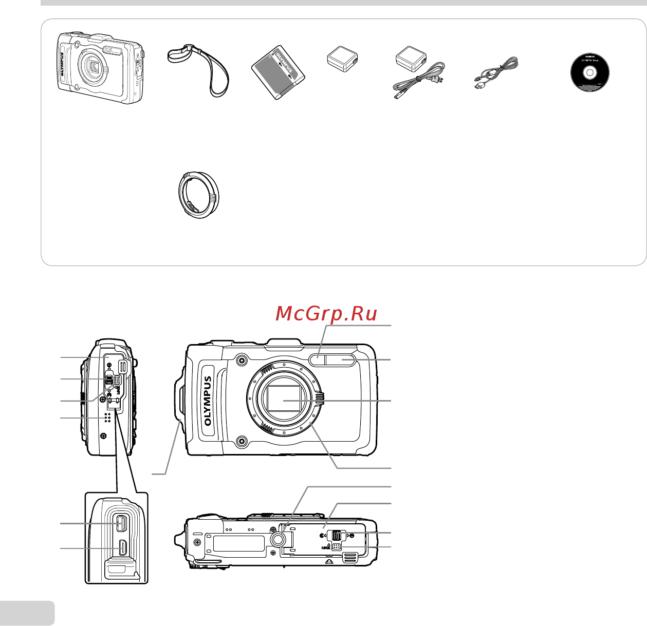 Olympus Tough TG-2 iHS Red [2/103] Подготовка фотокамеры
