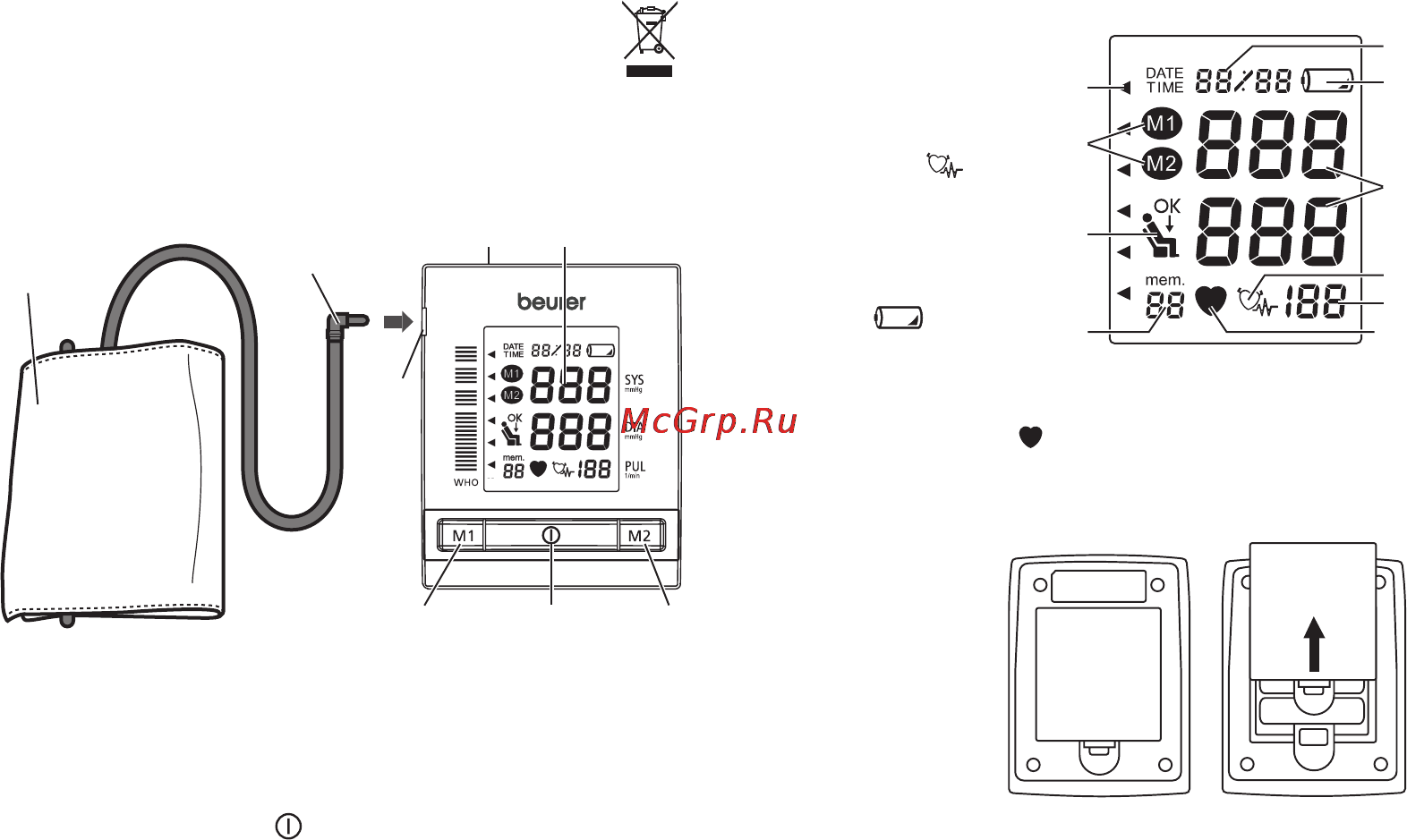 Beurer BM60 [4/12] Описание прибора