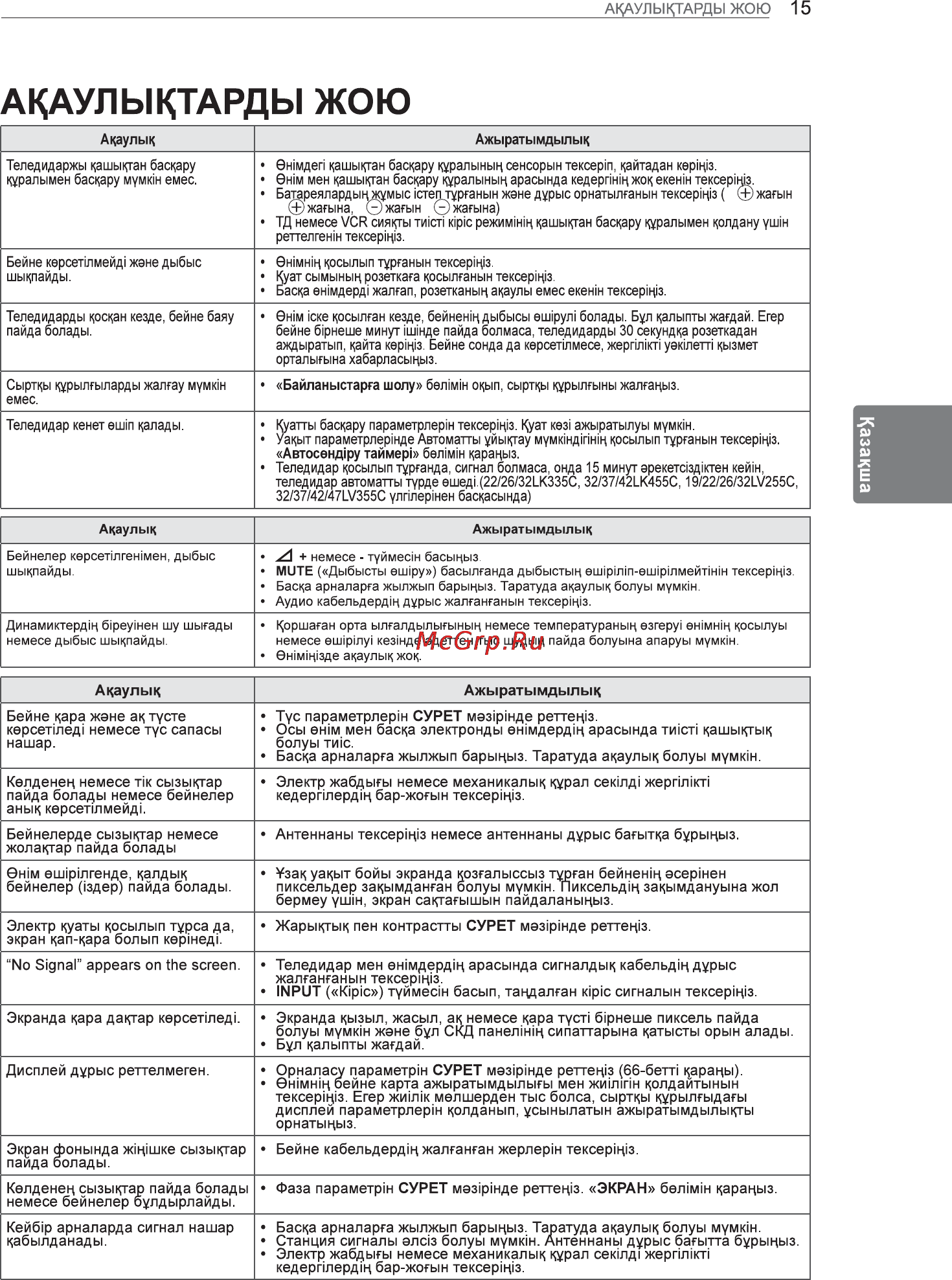 LG 47LV3500 Инструкция по эксплуатации онлайн [15/36] 80600