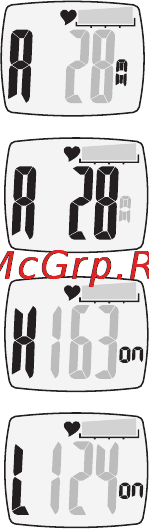 Sanitas SPM10 [22/68] Once all data has been set press the mode button for 3 seconds to exit setting mode if no but tons are pressed in setting mode within 60 seconds the heart rate monitor automatically reverts to time display