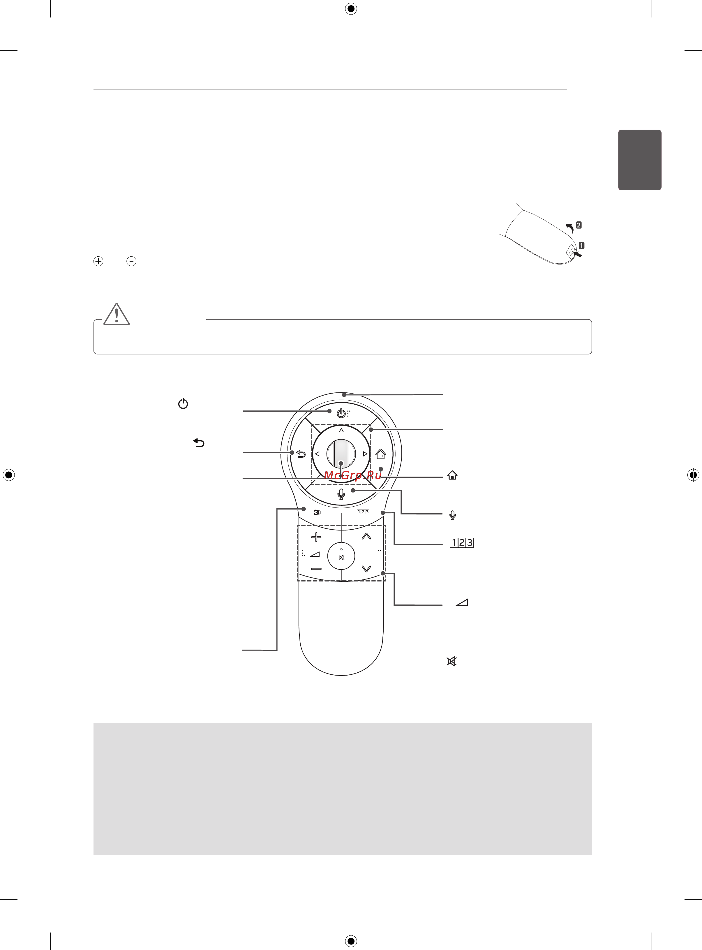 LG 47LA741V [49/204] Magic remote control functions