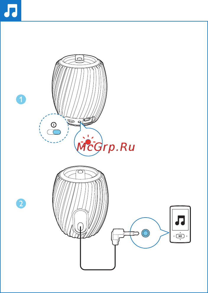 Philips Sound Shooter SBA3011BLU/00 Инструкция по эксплуатации онлайн [5/12] 227198