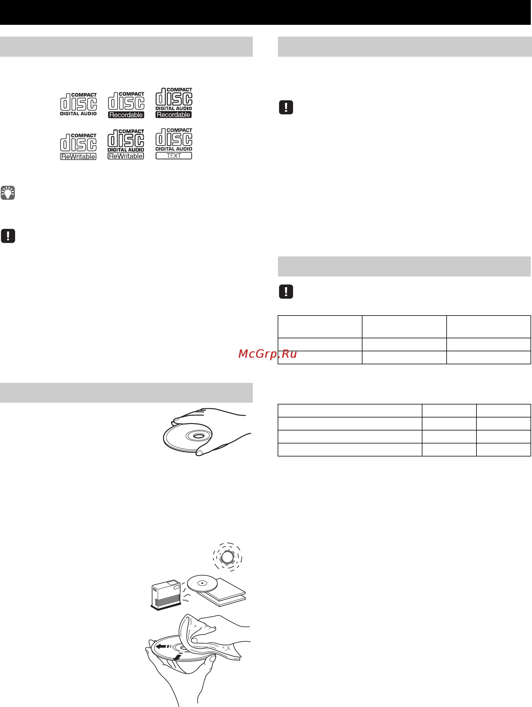 Yamaha TSX-132 White [20/168] Notes on discs and usb devices
