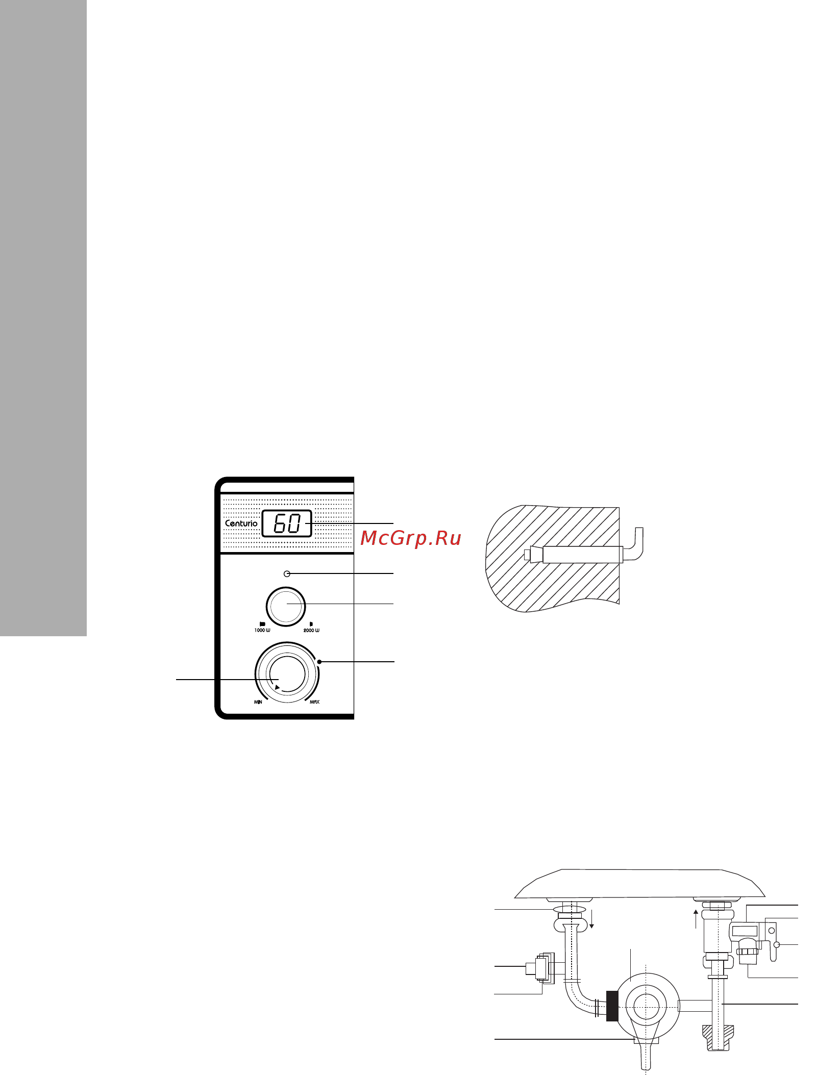 Electrolux EWH-50 Centurio [4/20] Панель управления
