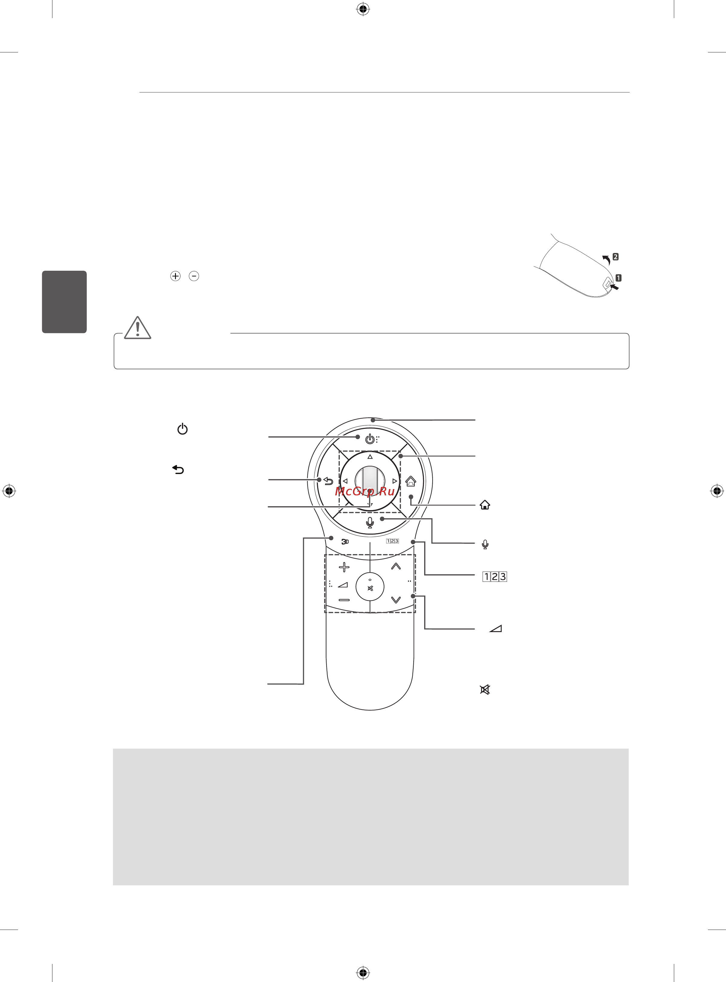 LG 42LA690S [360/552] Funkcijemagičnogdaljinskog upravljača