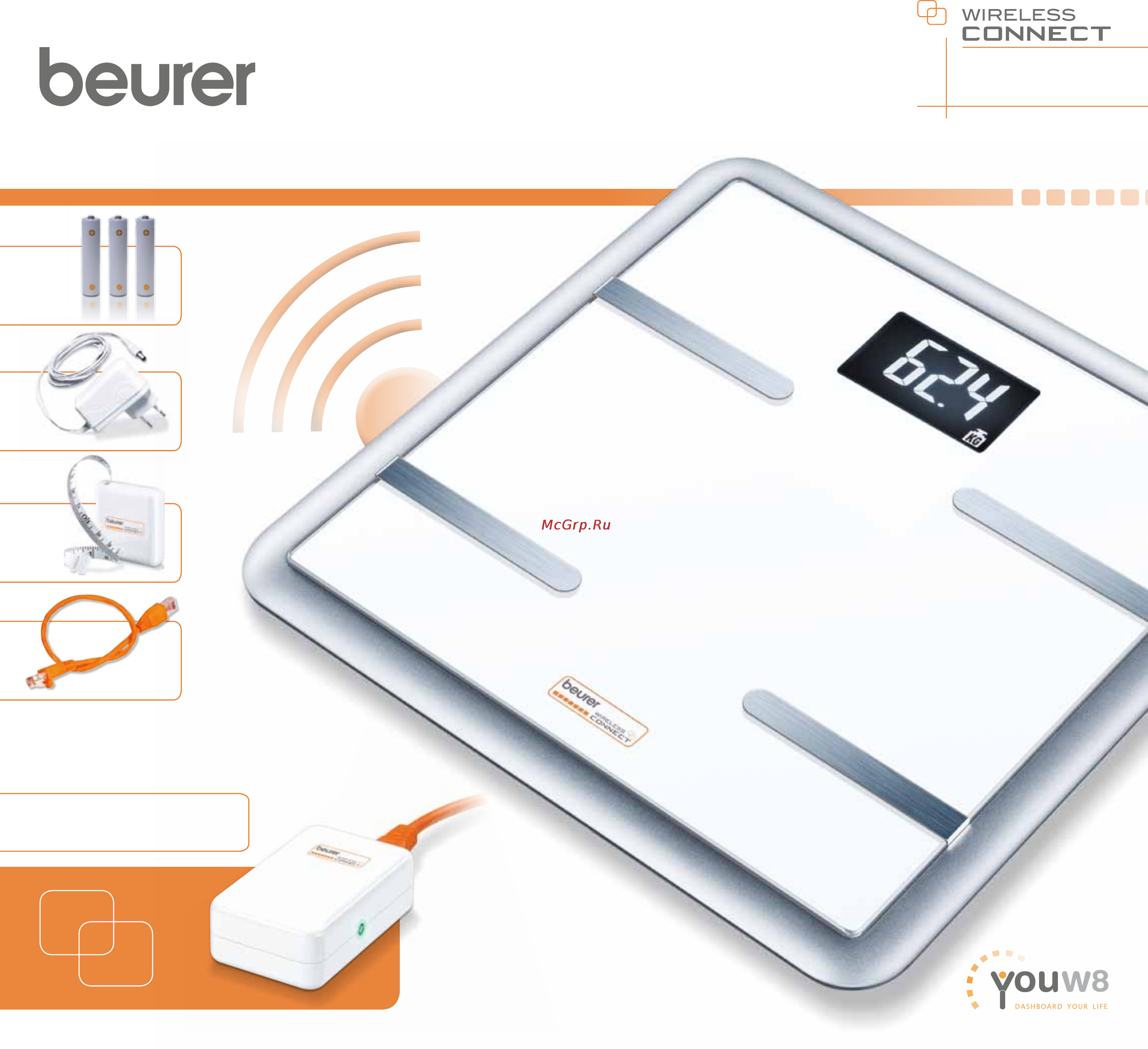 Beurer BG900+connect Инструкция по эксплуатации онлайн
