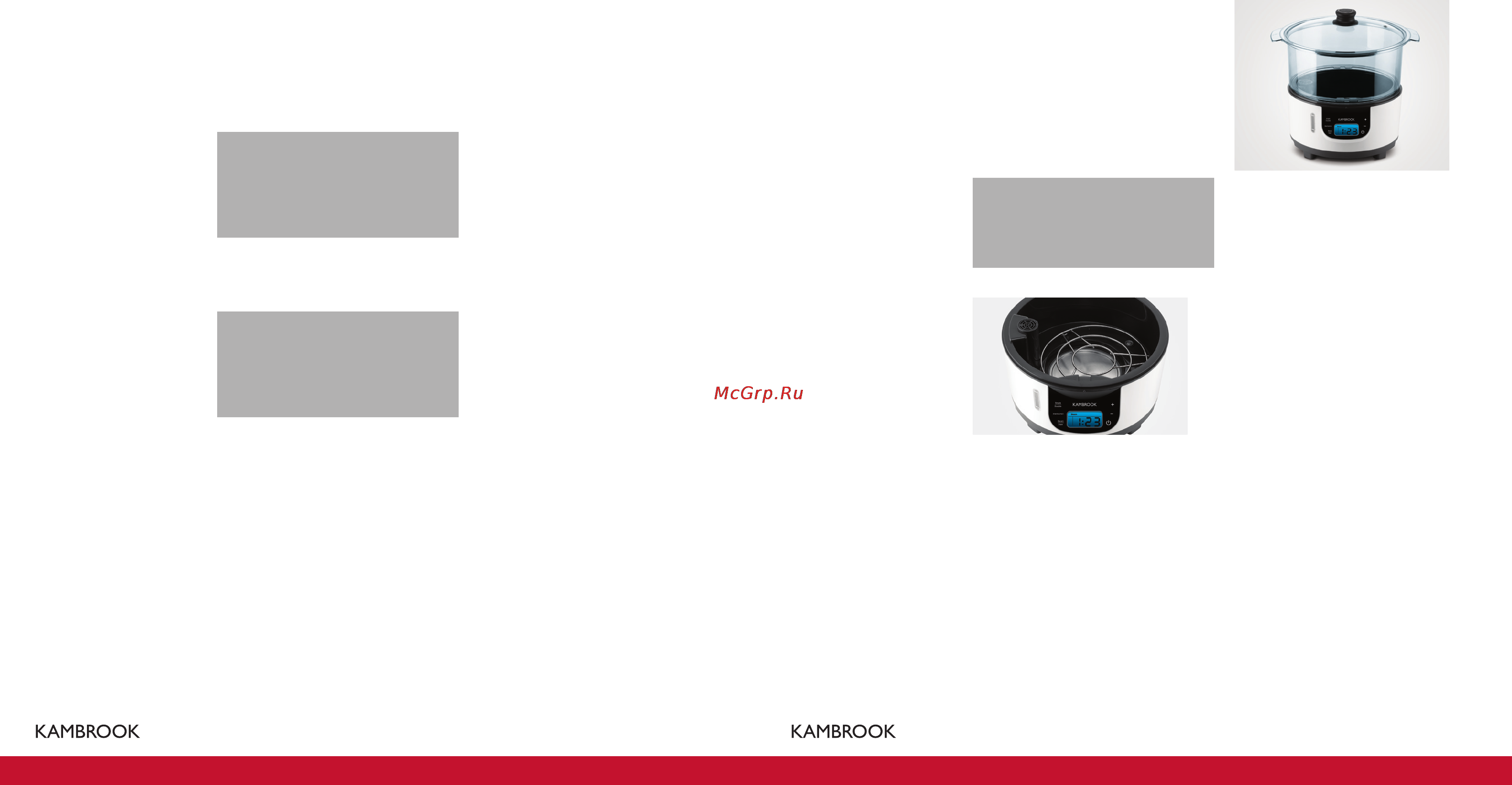 Kambrook AFS300 [5/11] Режим приготовление