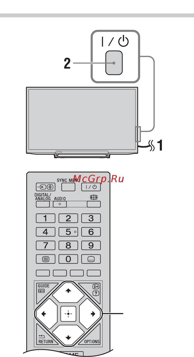 Sony KDL46R473A [42/72] Вибір мови країни регіону та місцезнаходження