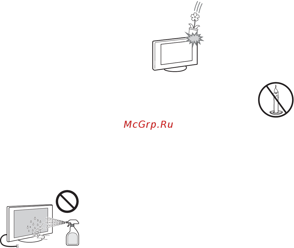 Sony KDL46R473A [46/72] Попередження аби попередити розповсюдження вогню завжди уникайте розміщення свічок або інших джерел відкритого вогню у безпосередній близькості від пристрою