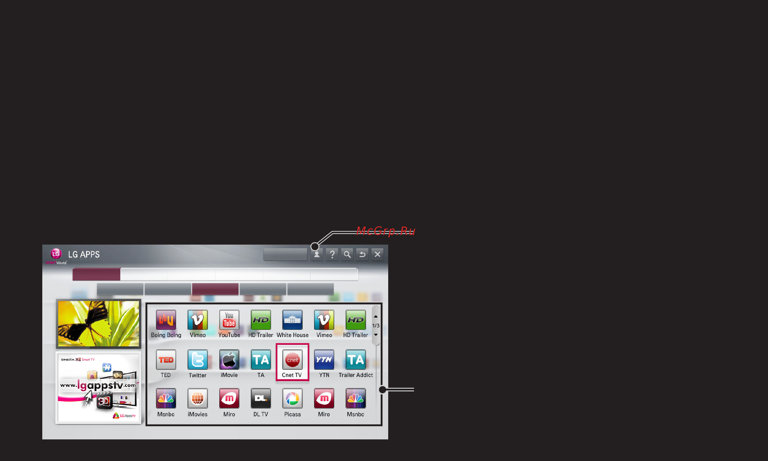 LG 60PM970S [139/200] Home lg smart world