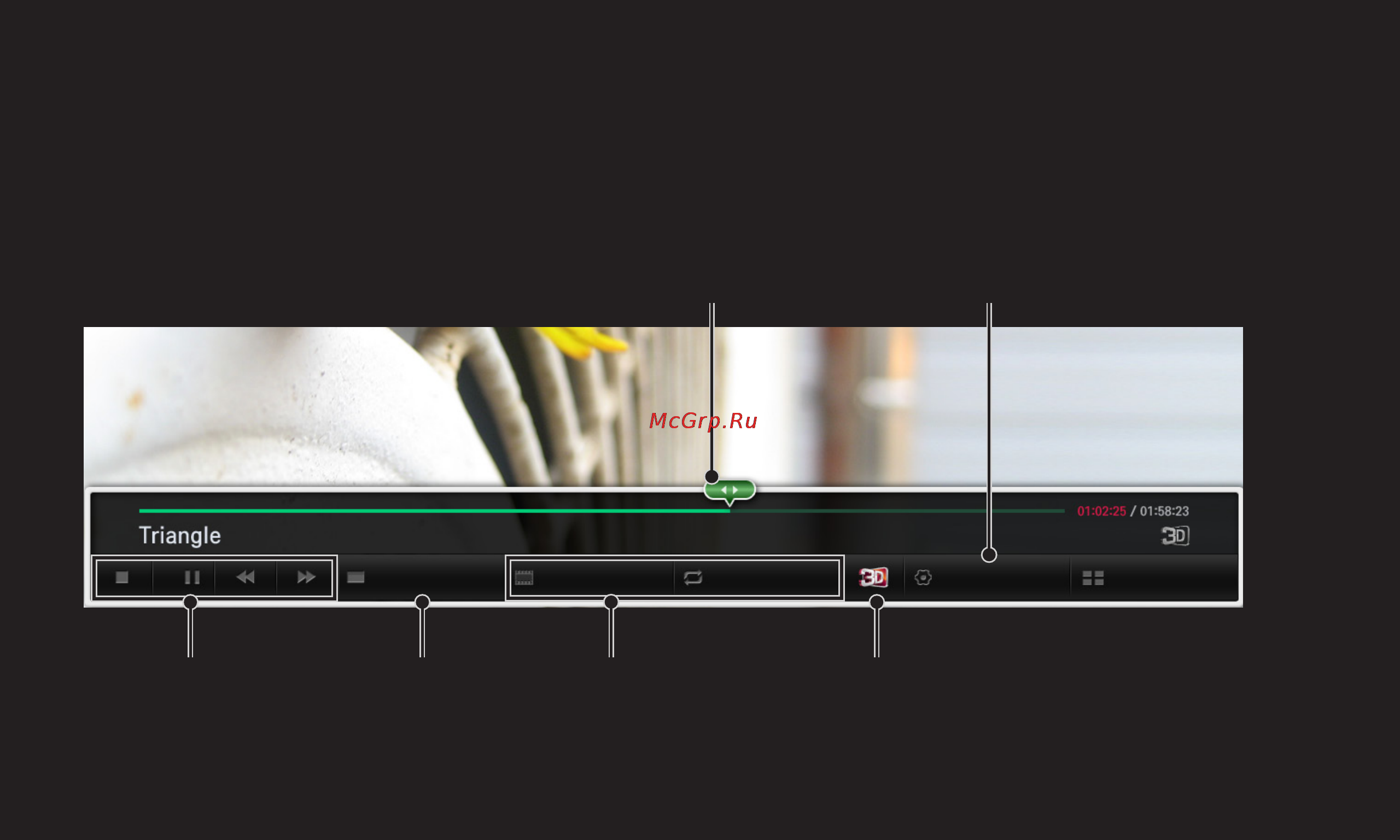 LG 60PM970S [175/200] Управление воспроизведением записи