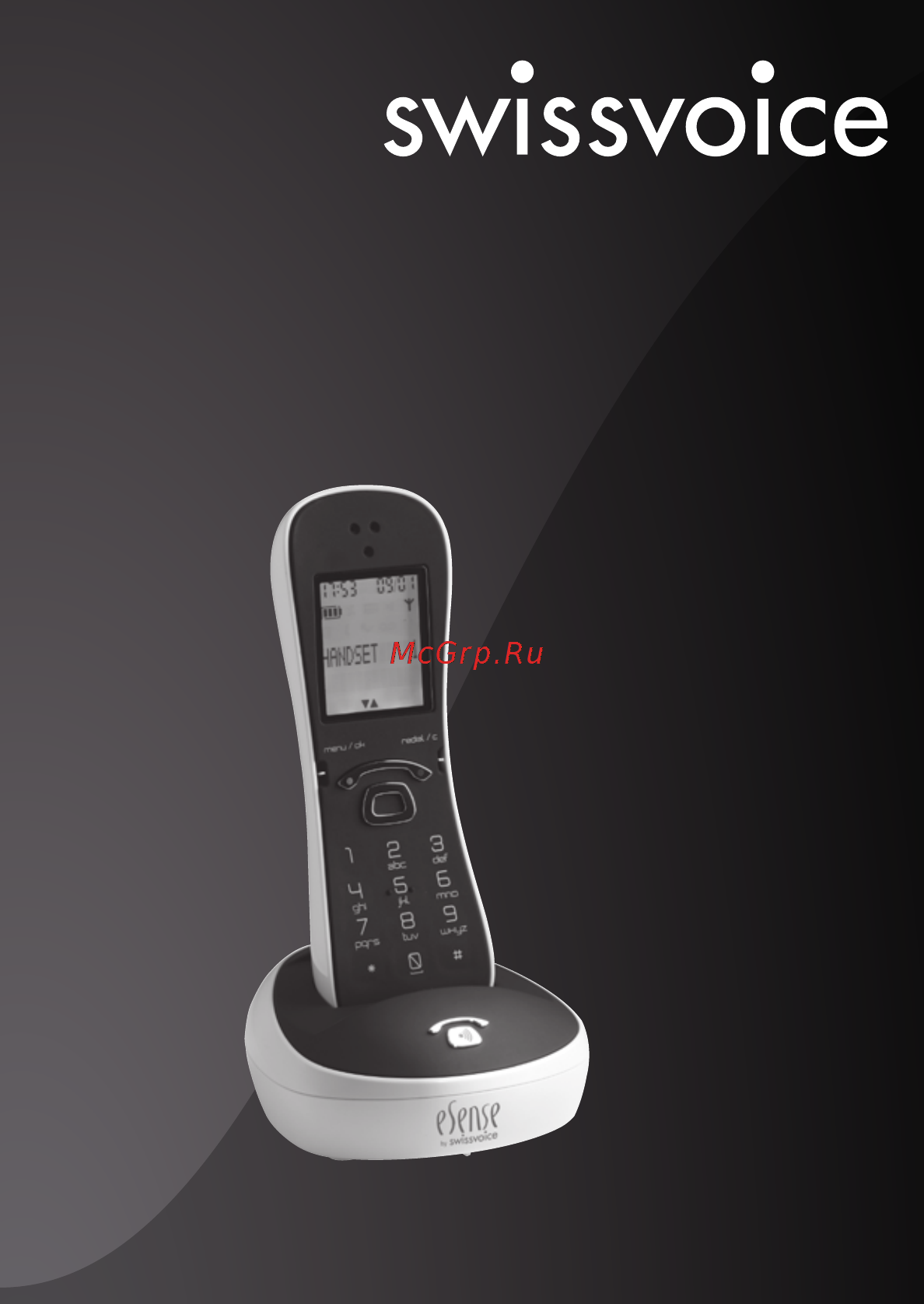 Swissvoice eSense Black Инструкция по эксплуатации онлайн