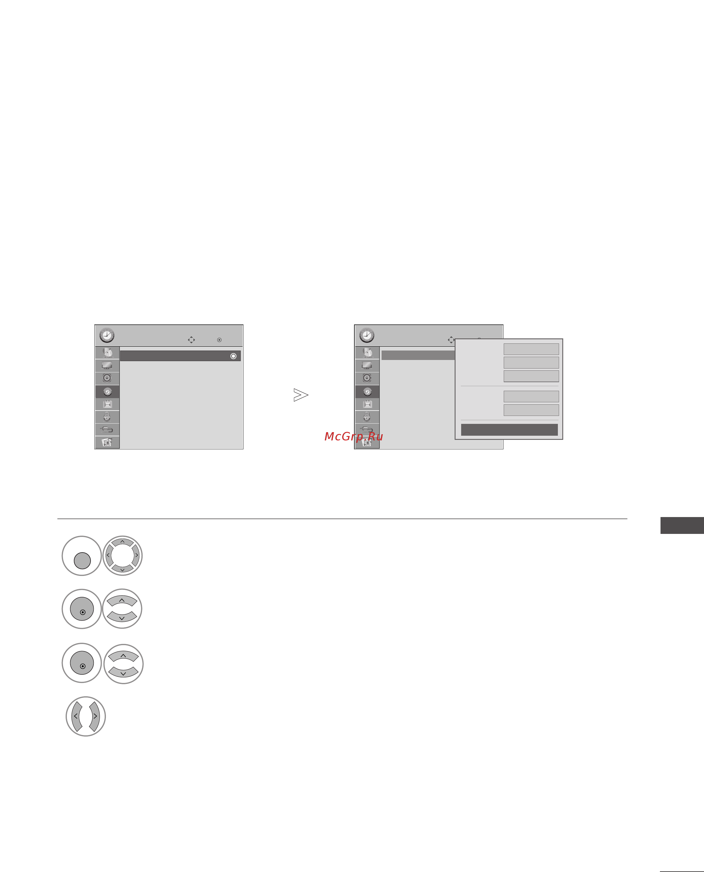 LG 50PG4000 [97/126] Установка часов