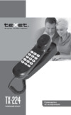 Texet TX-224 Light Grey Инструкция по эксплуатации
