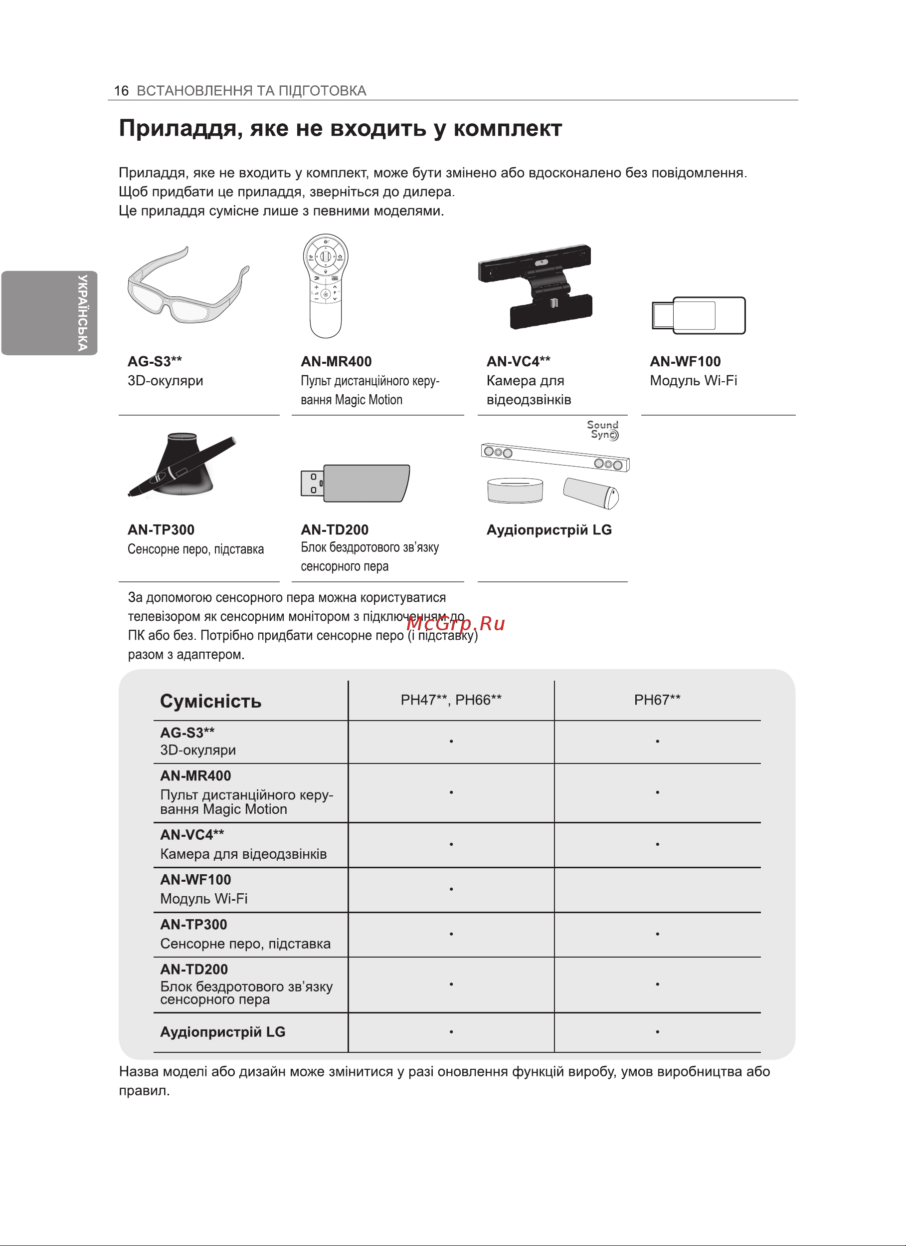LG 50PH470U Инструкция по эксплуатации онлайн [72/100] 81069