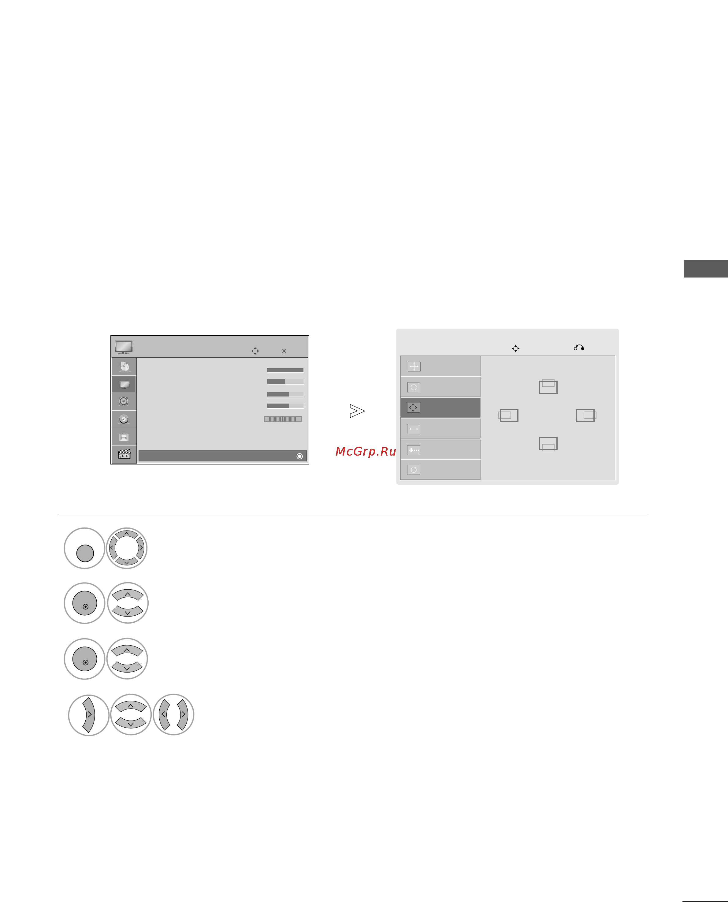 LG 42PQ30R [27/118] Adjustment for screen position size phase