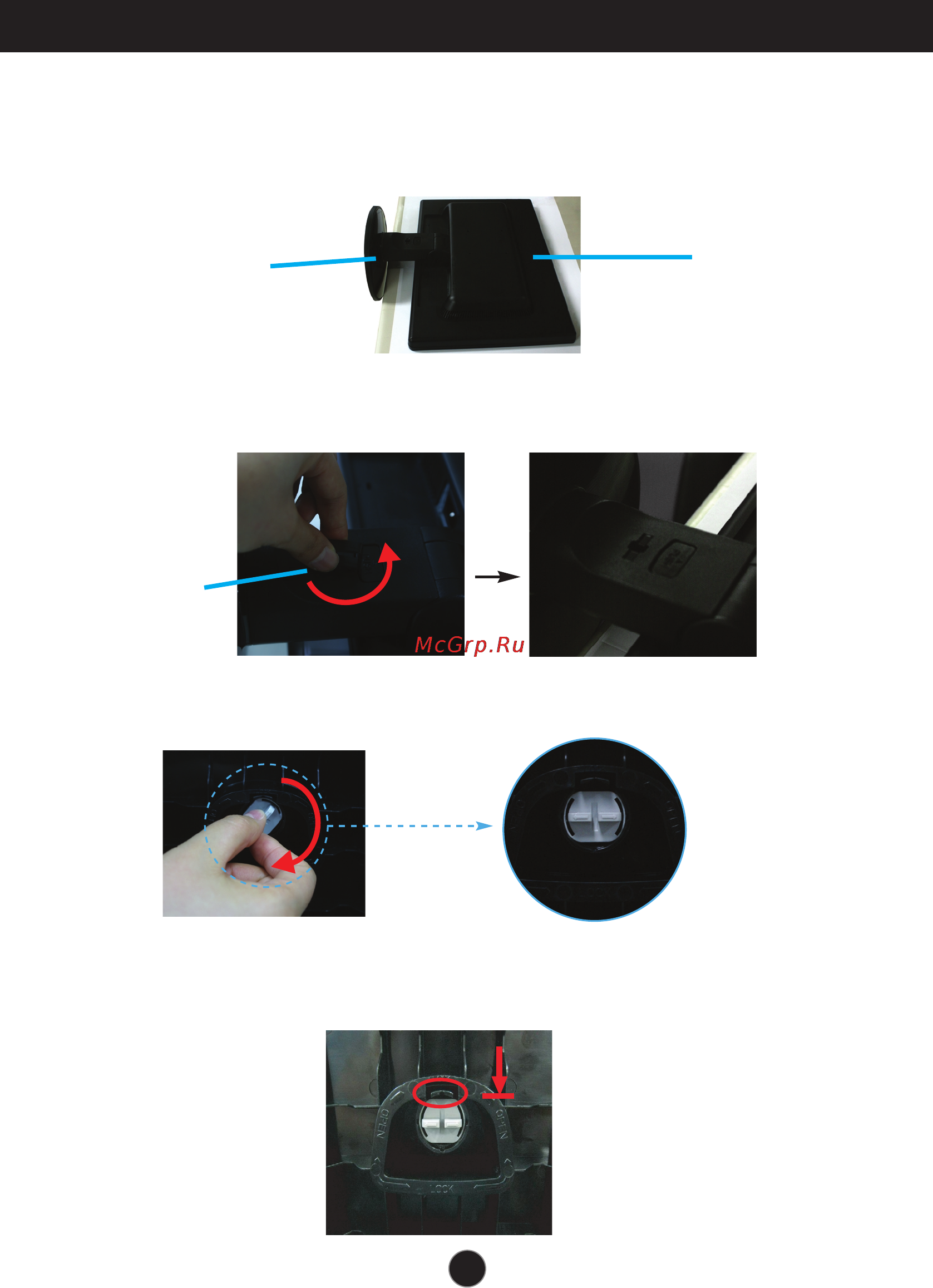 LG N194WA-BF [27/30] Installing the wall mount plate