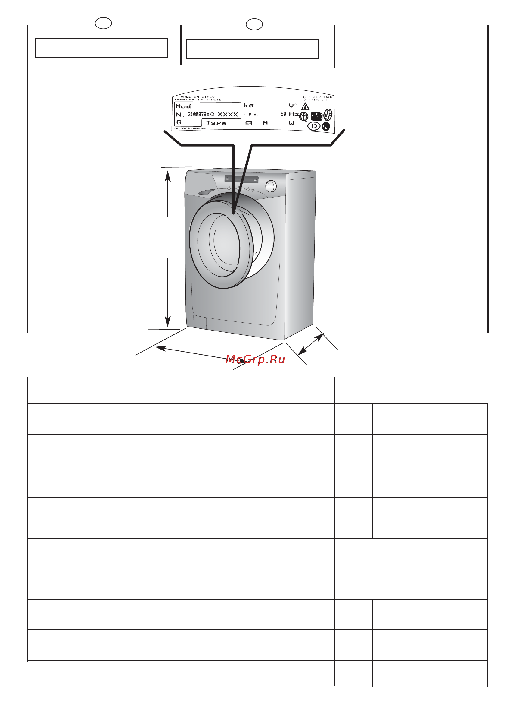 Candy EVO44 1283 DW [8/44] Еа запоб жник