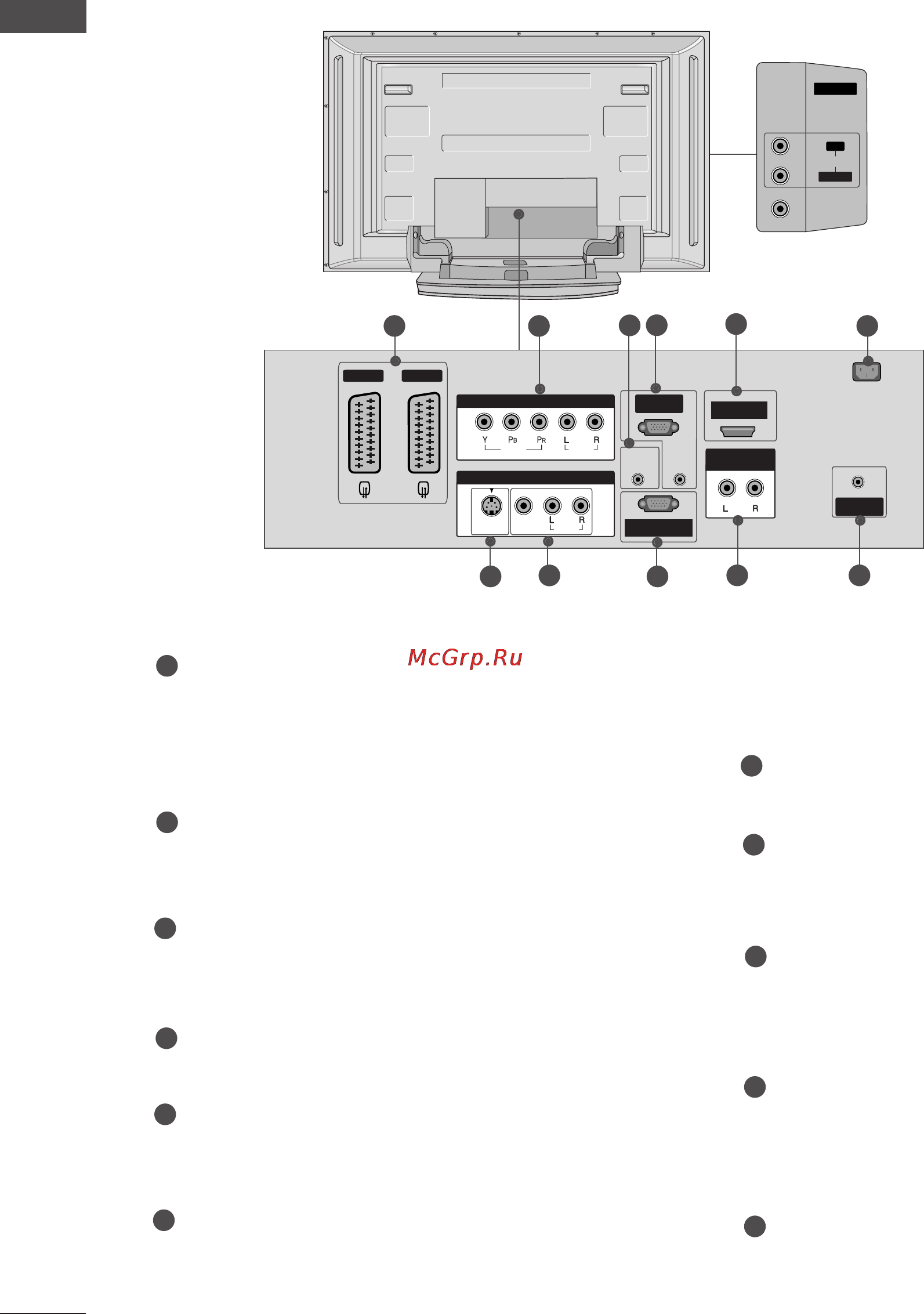 LG 42PC3RA [8/82] Подключение к задней панели