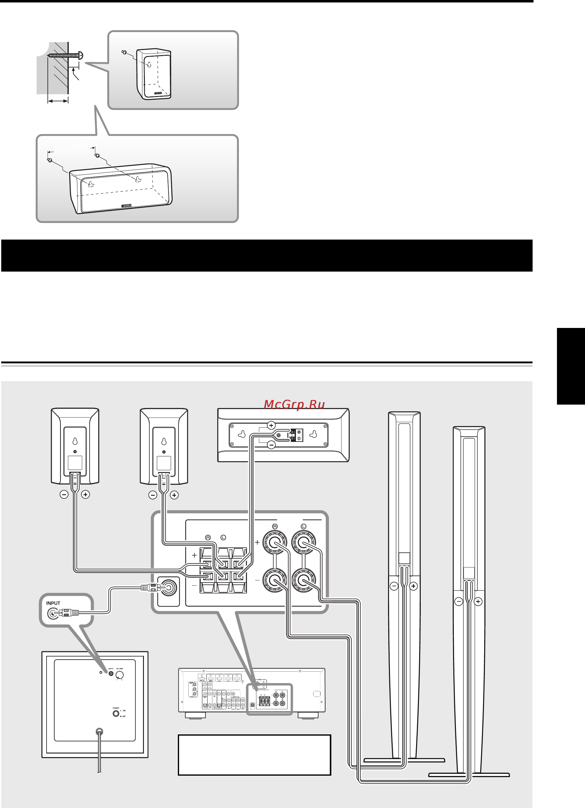 Yamaha NS-PA40 Black [43/76] Diagramma dei collegamenti